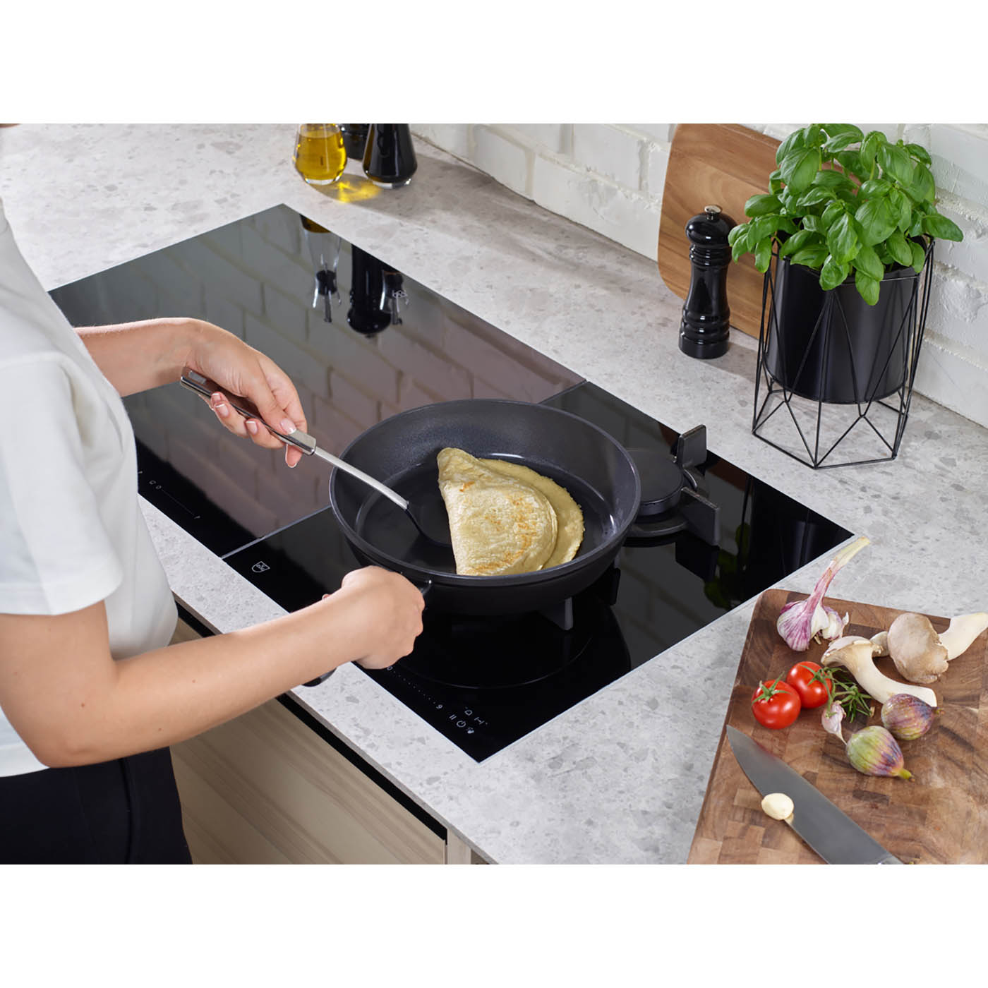 FISSLER CERATAL COMFORT ORBIT BLACK 24 cm Induction Frying Pan