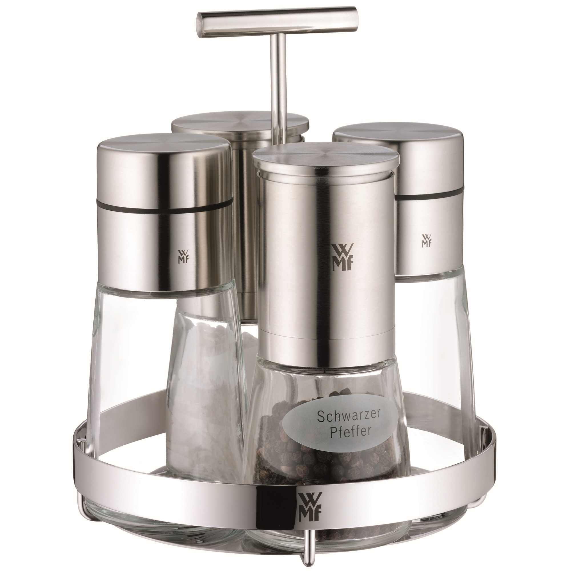 WMF Menage DE LUXE 5 teilig Pfeffer & Salz + Essig & Öl