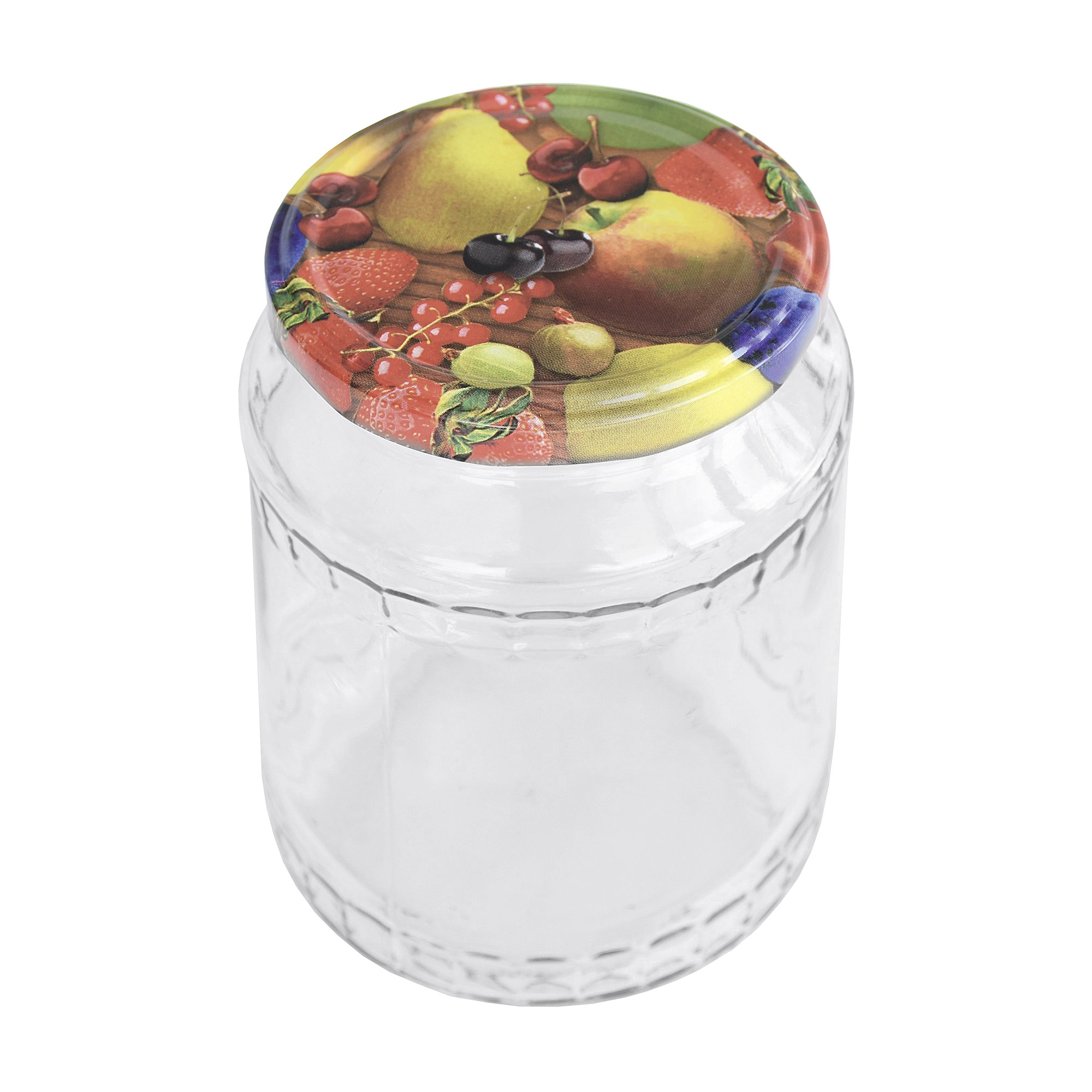 EMSY Einmachglas mit Schraubdeckel 0,72 Liter Schraubdeckelglas 12 Stück im SET