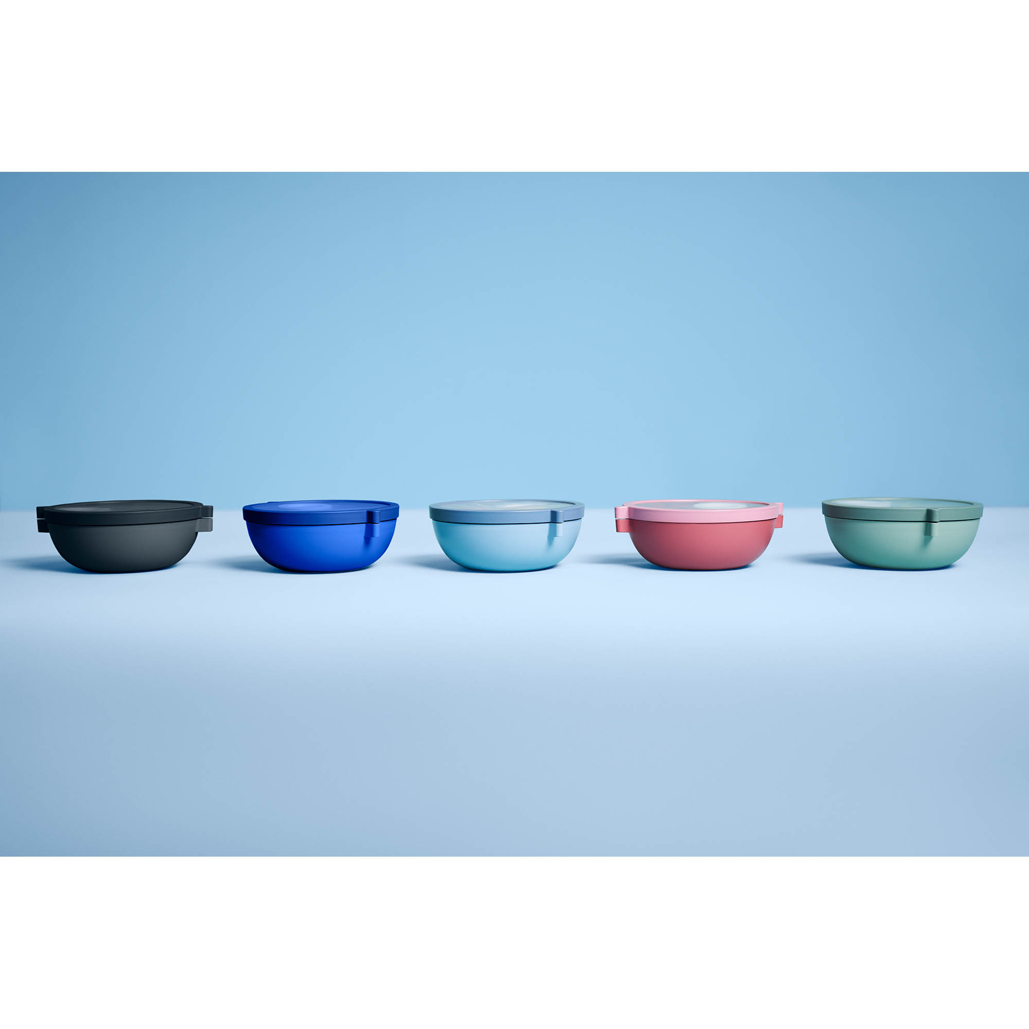 MEPAL Bento Lunchbowl VITA round lunchbox, 1.5 litres, Nordic Sage