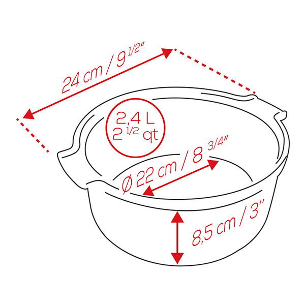 PEUGEOT soufflé dish APPOLIA 22 cm round slate grey