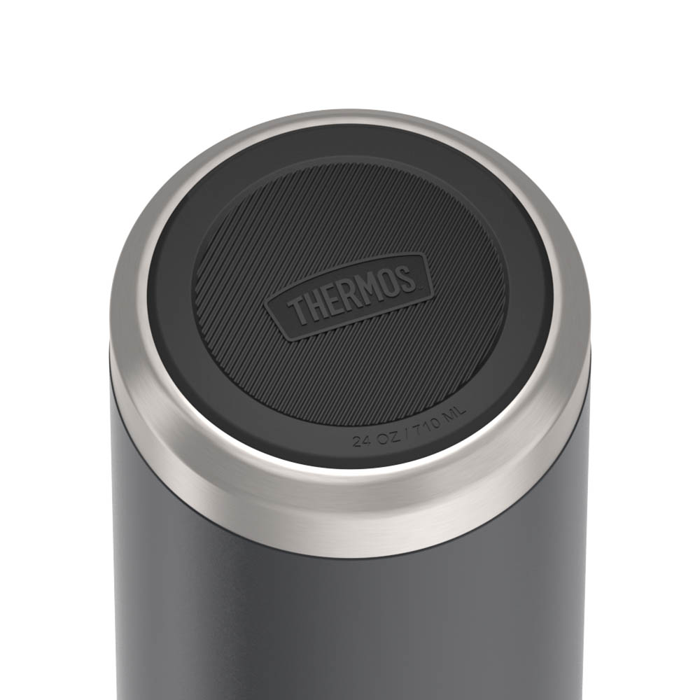 THERMOS Insulated Bottle ICON BEVERAGE BOTTLE 0.71 L Stainless Steel Double-Walled Graphite