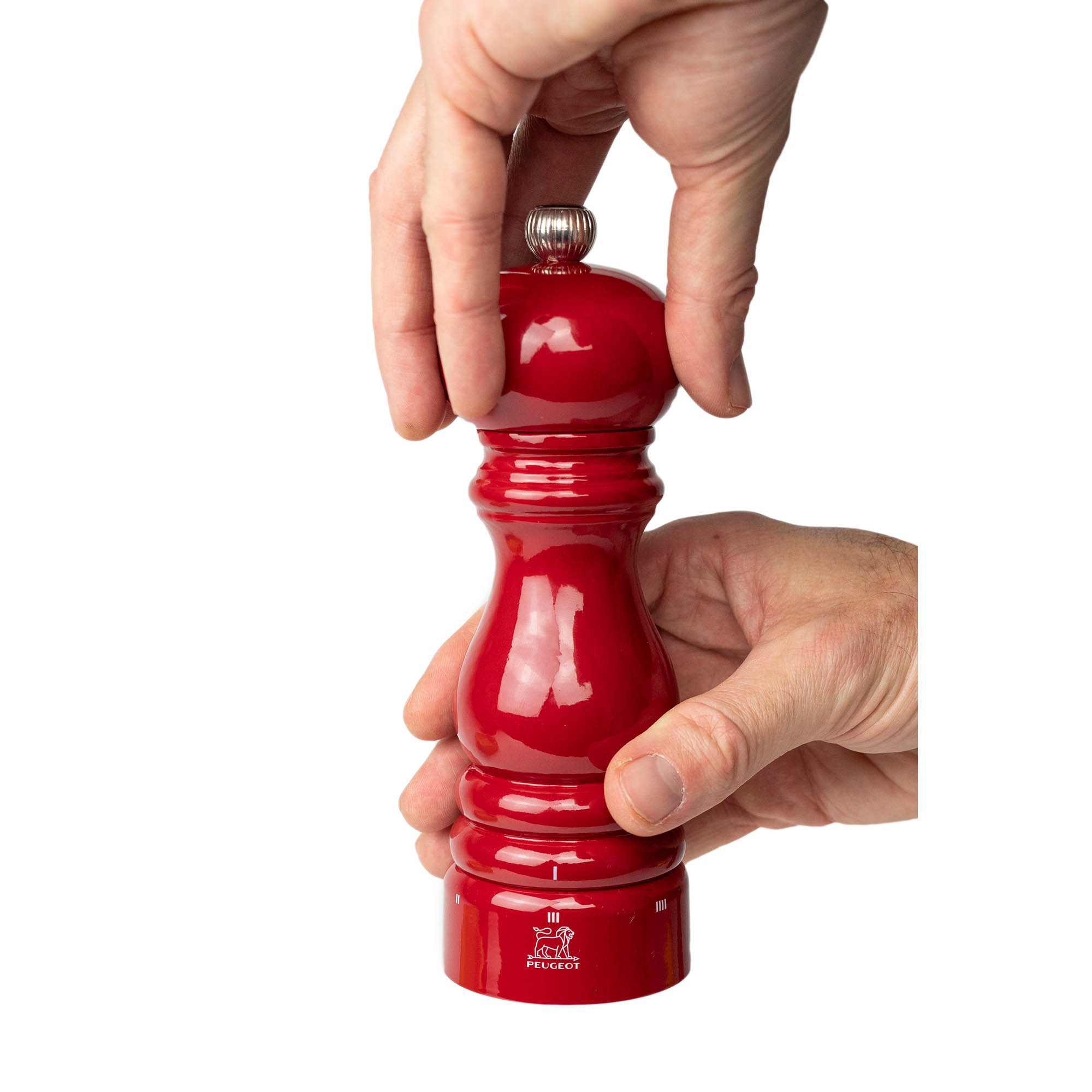 PEUGEOT PARIS Salt Mill, 18 cm, U'Select Z with ZIRLION grinding mechanism, Passion Red