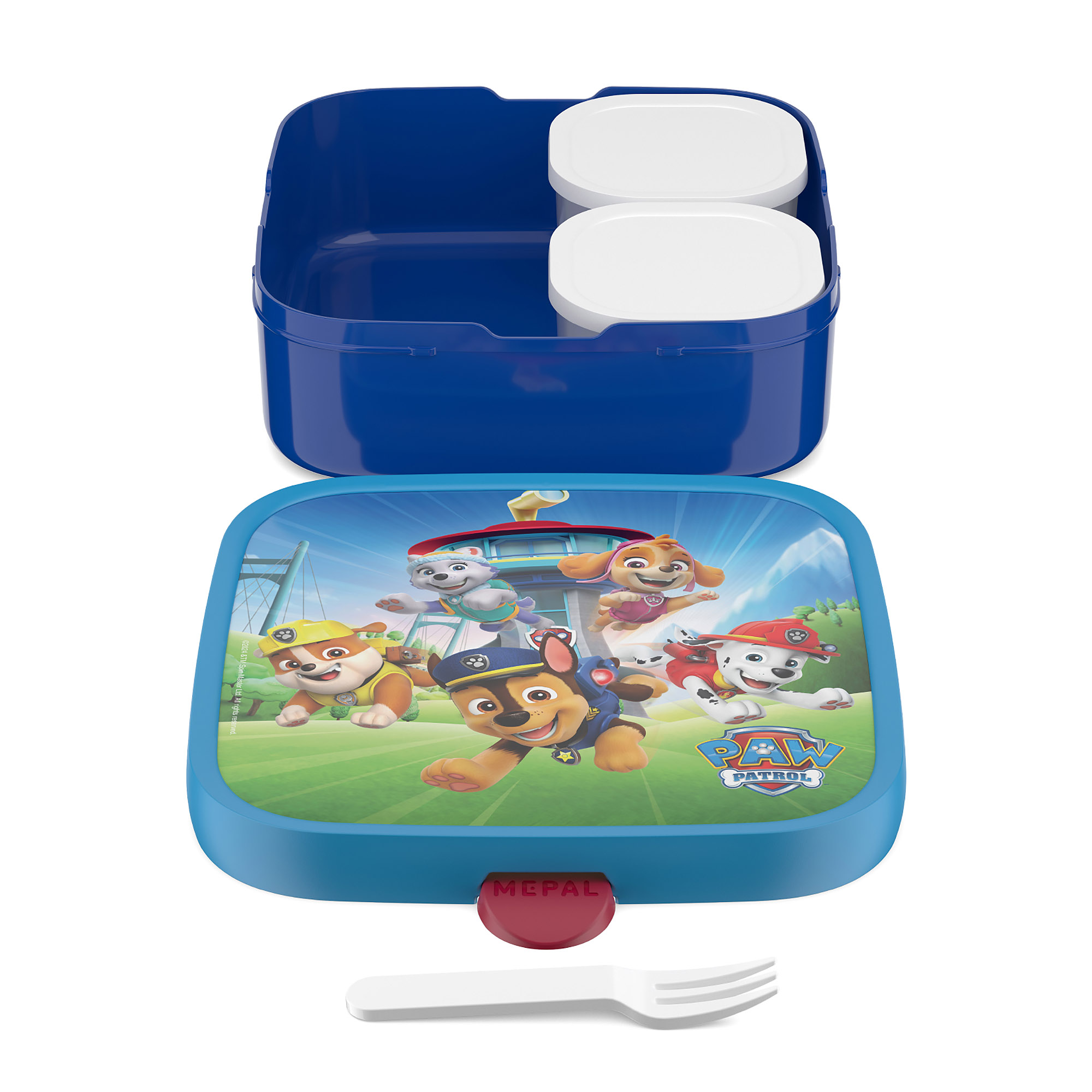 MEPAL Brotdose CAMPUS groß mit 2 Bento-Einsätzen 1,3 Liter Motiv Paw Patrol Pups