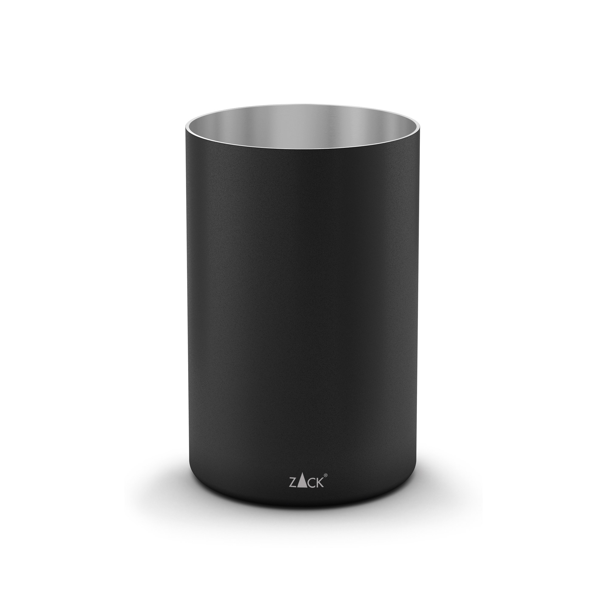 ZACK Becher OLOMO Edelstahl schwarz Inhalt 0,25 Liter
