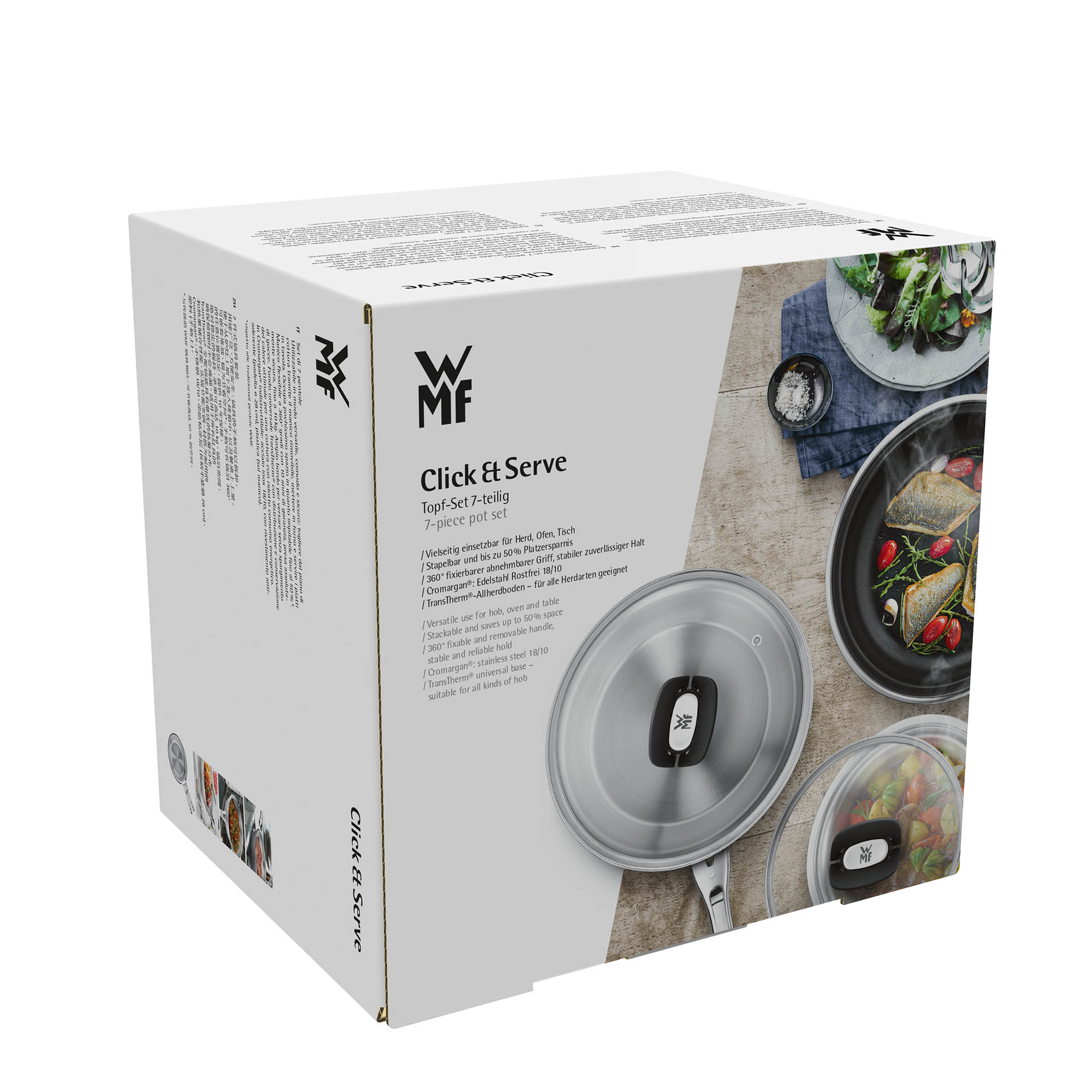 WMF Serie CLICK & SERVE Topfset Vorteils-Set 7-teilig INDUKTION