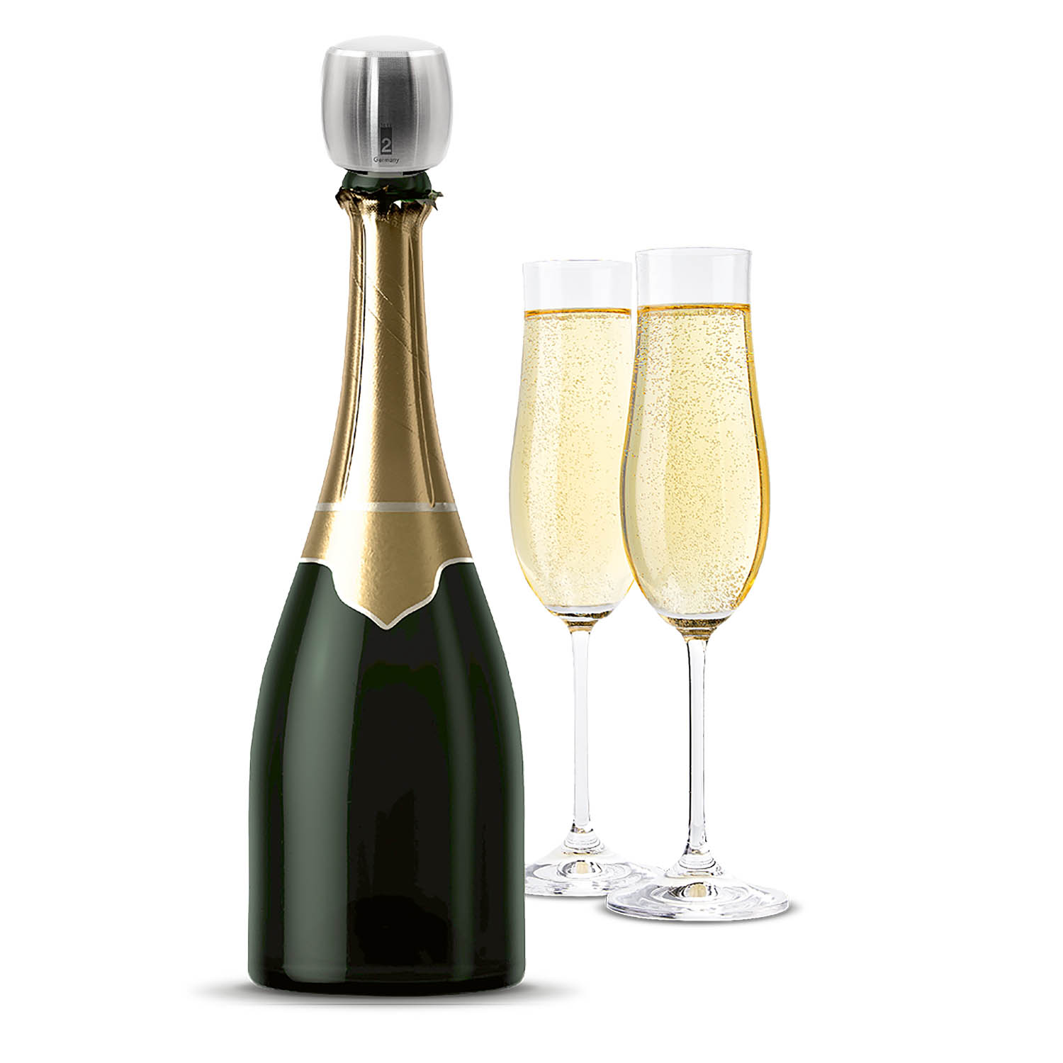 TAKE2 Champagnerverschluss Sektflaschenverschluss  CHAMPIAN weiß