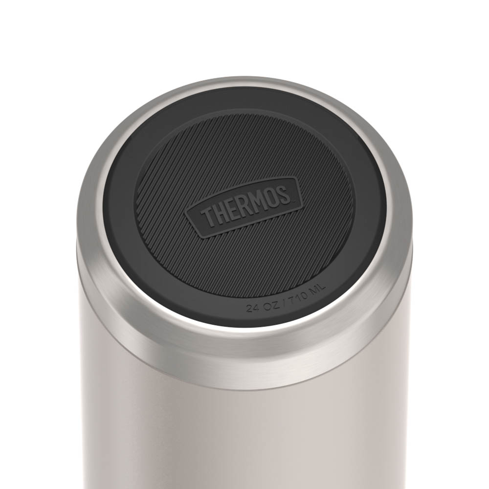 THERMOS Isolierflasche ICON BEVERAGE BOTTLE 0,71 L Edelstahl doppelwandig sandstone