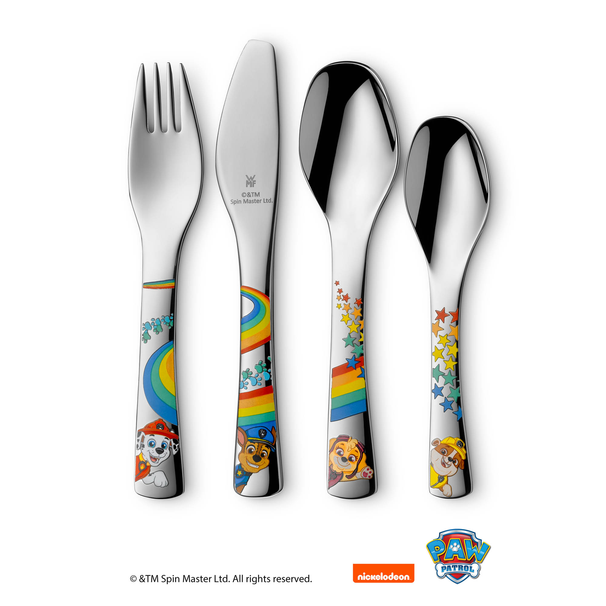 WMF children's cutlery set PAW PATROL 6 pieces with plate and cereal bowl