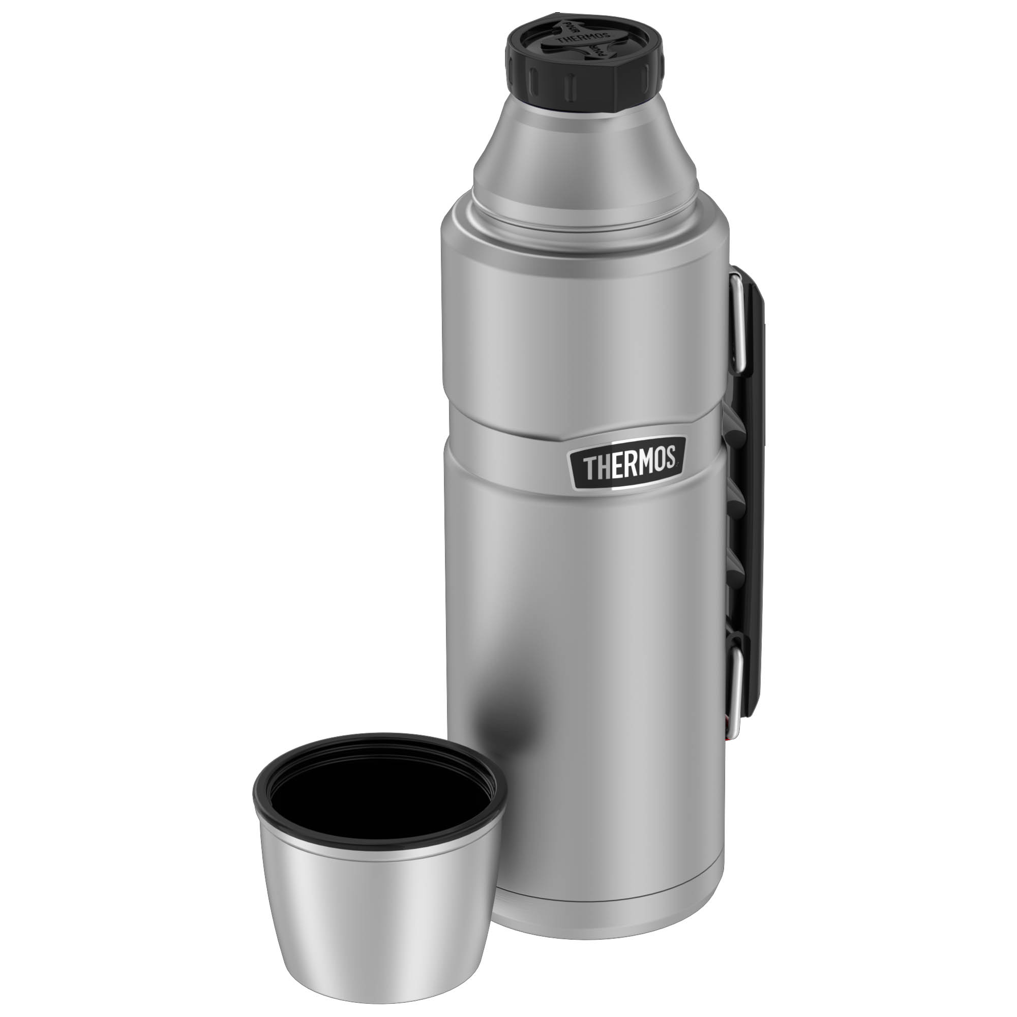 THERMOS Thermosflasche STAINLESS KING Edelstahl matt 1,2 Liter Isolierflasche