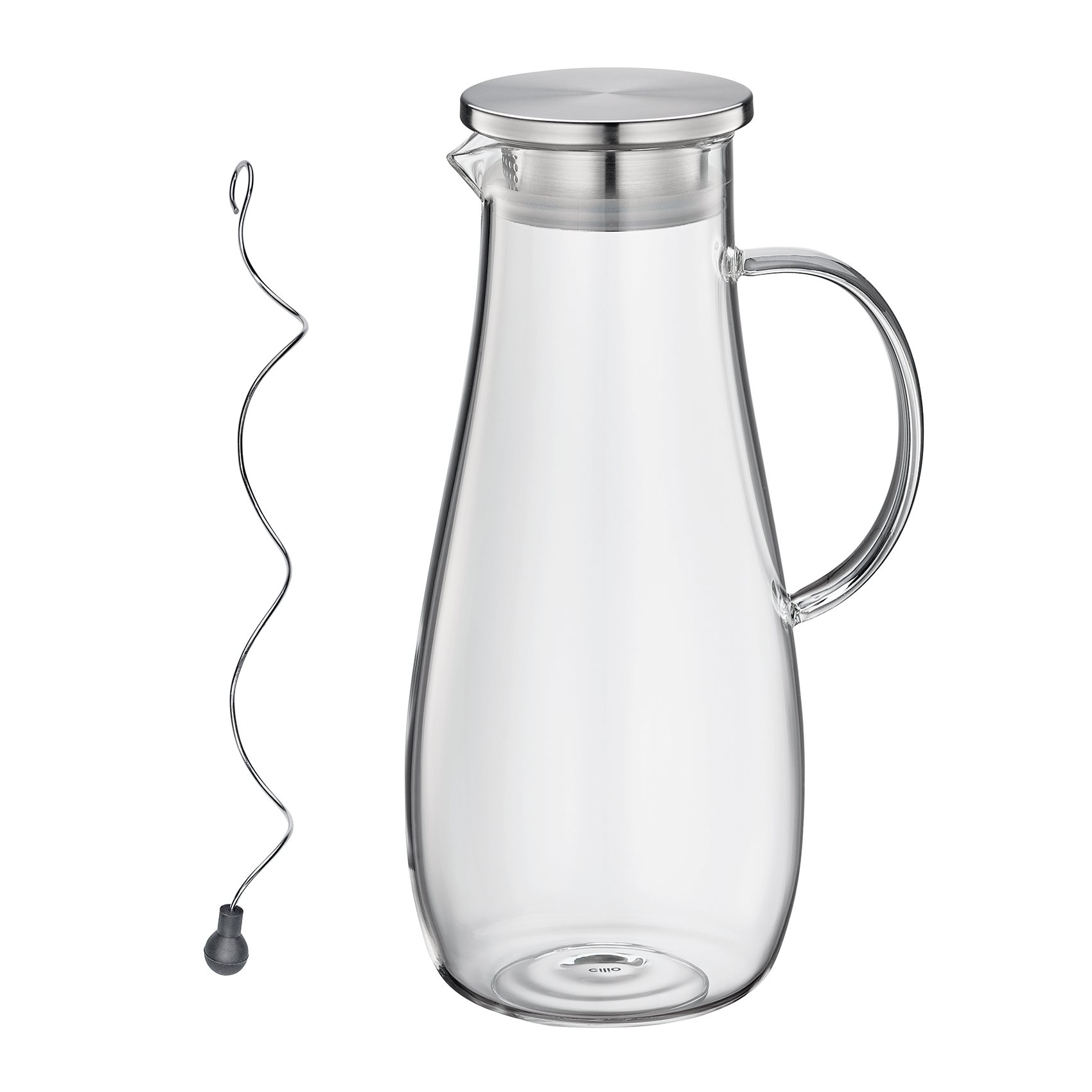 CILIO Wasserkaraffe / Wasserkanne TROPICANA 2,0 Liter mit Griff + Deckel