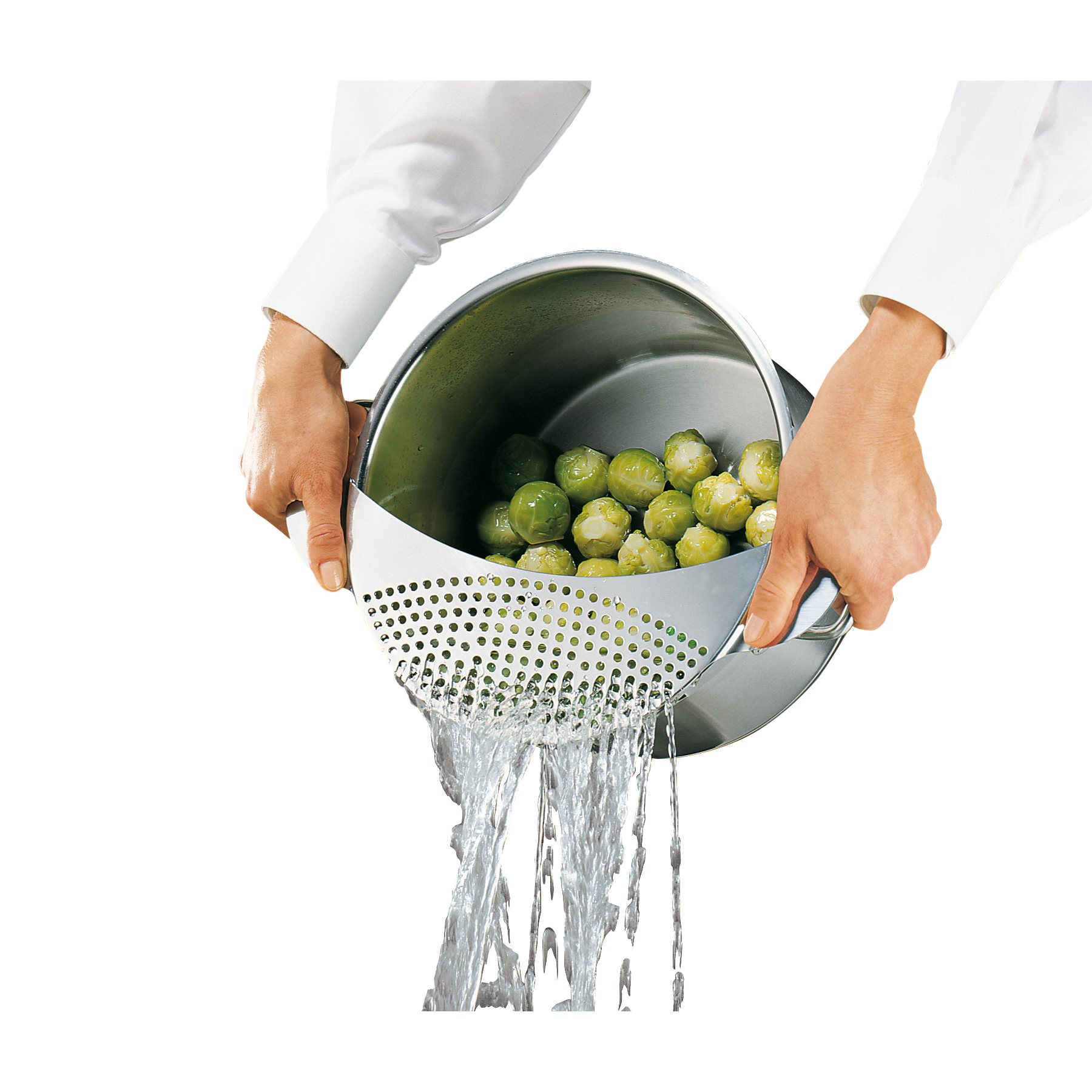 KÜCHENPROFI Abgießsieb / Abgießdeckel für alle Töpfe 20-24cm