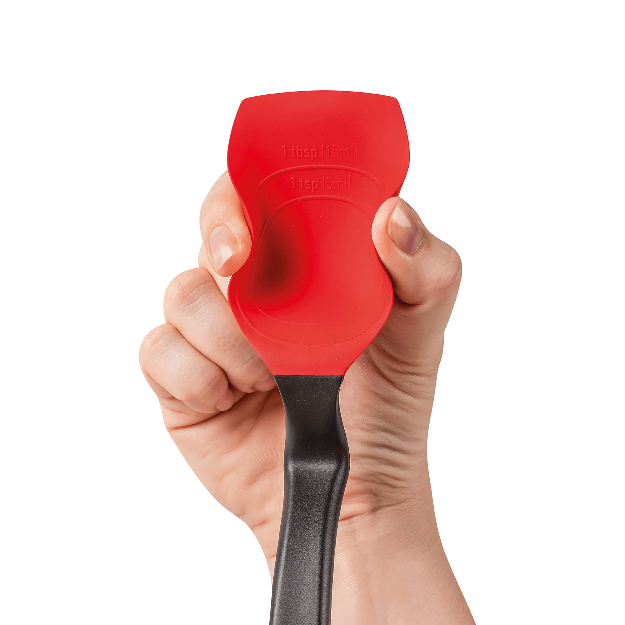 DREAMFARM scoop measuring spoon dough scraper SUPOON red
