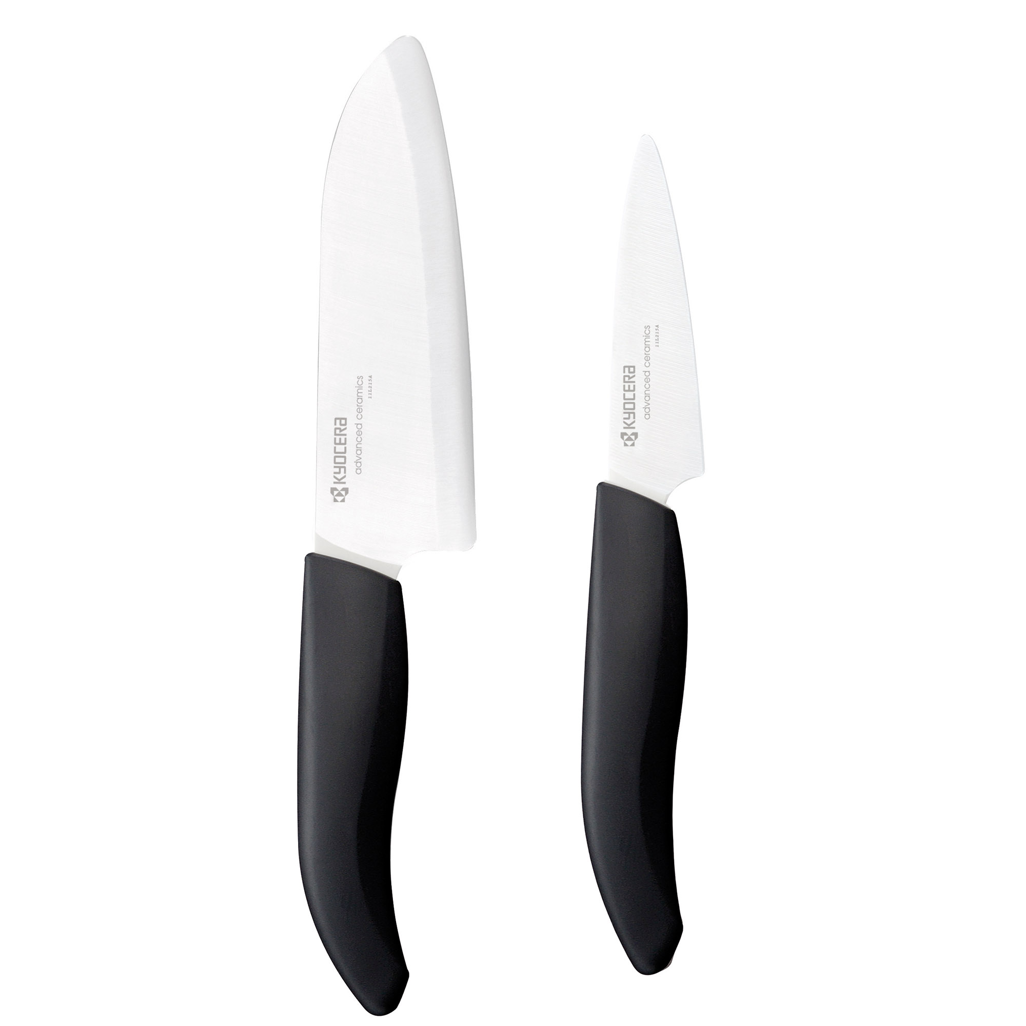 KYOCERA Geschenk-Set mit 2 Keramik-Messern Serie GEN Santokumesser + Schälmesser