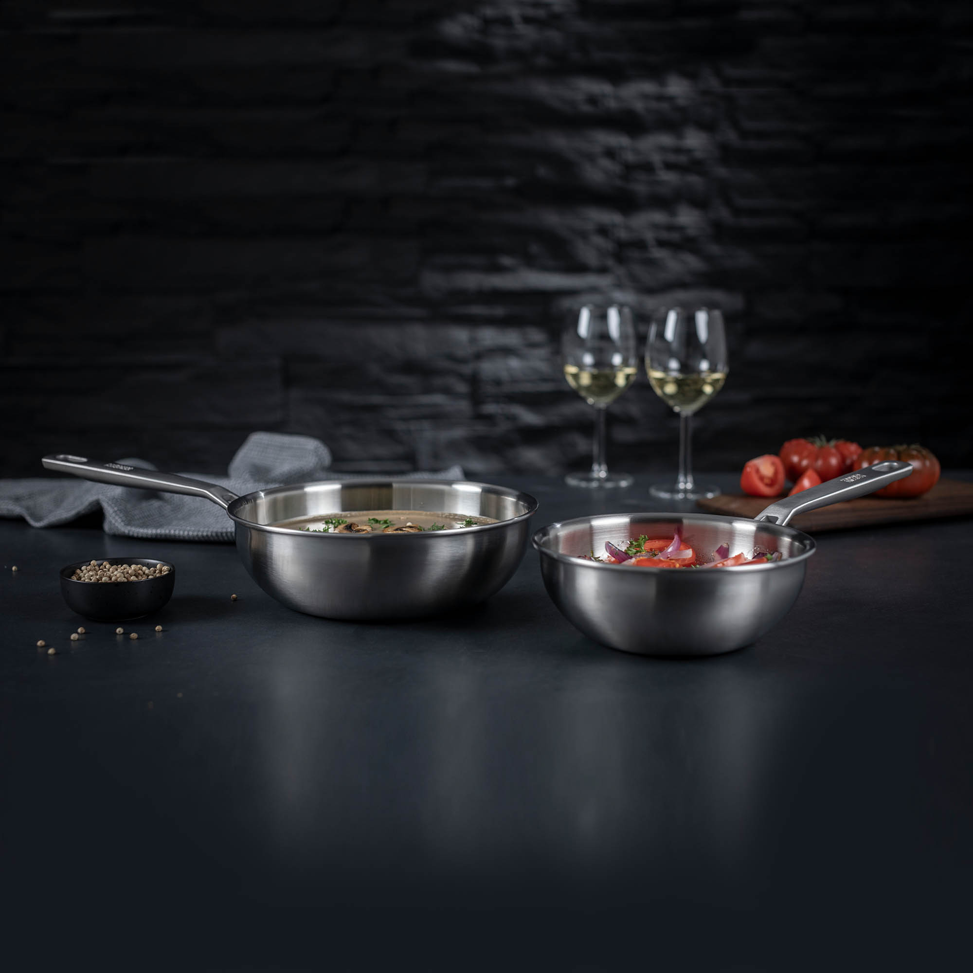 KUHN RIKON sauté pan CULINARY FIVEPLY 1.8 litre 20 cm INDUCTION