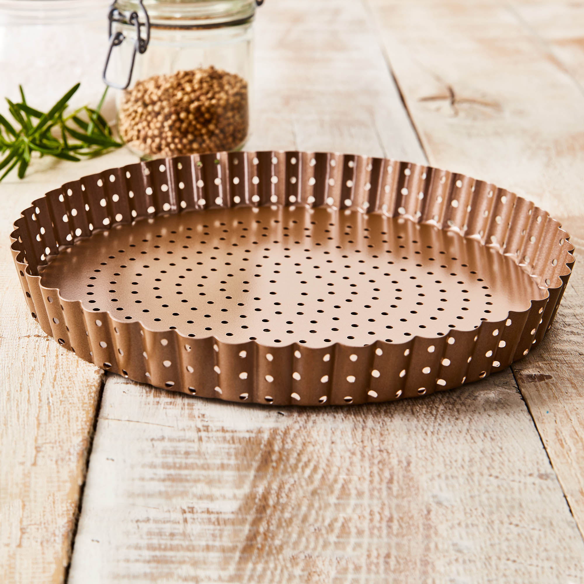 BIRKMANN quiche tin 30 cm tart tin LAIB & SEELE carbon steel non-stick coated