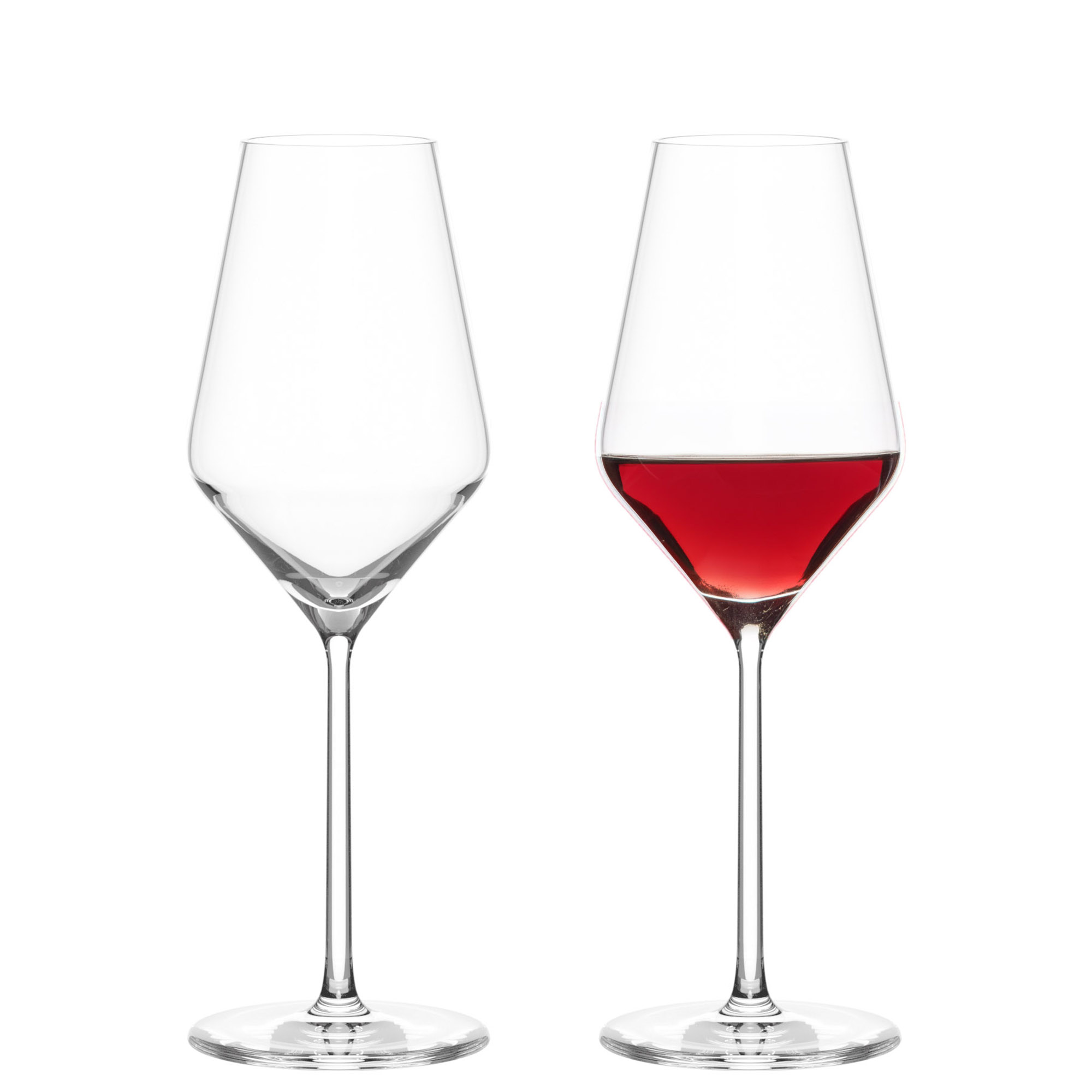 STÖLZLE LAUSITZ Serie Q1 Chiantiglas Rotweinglas mundgeblasen 2 Stück 400 ml