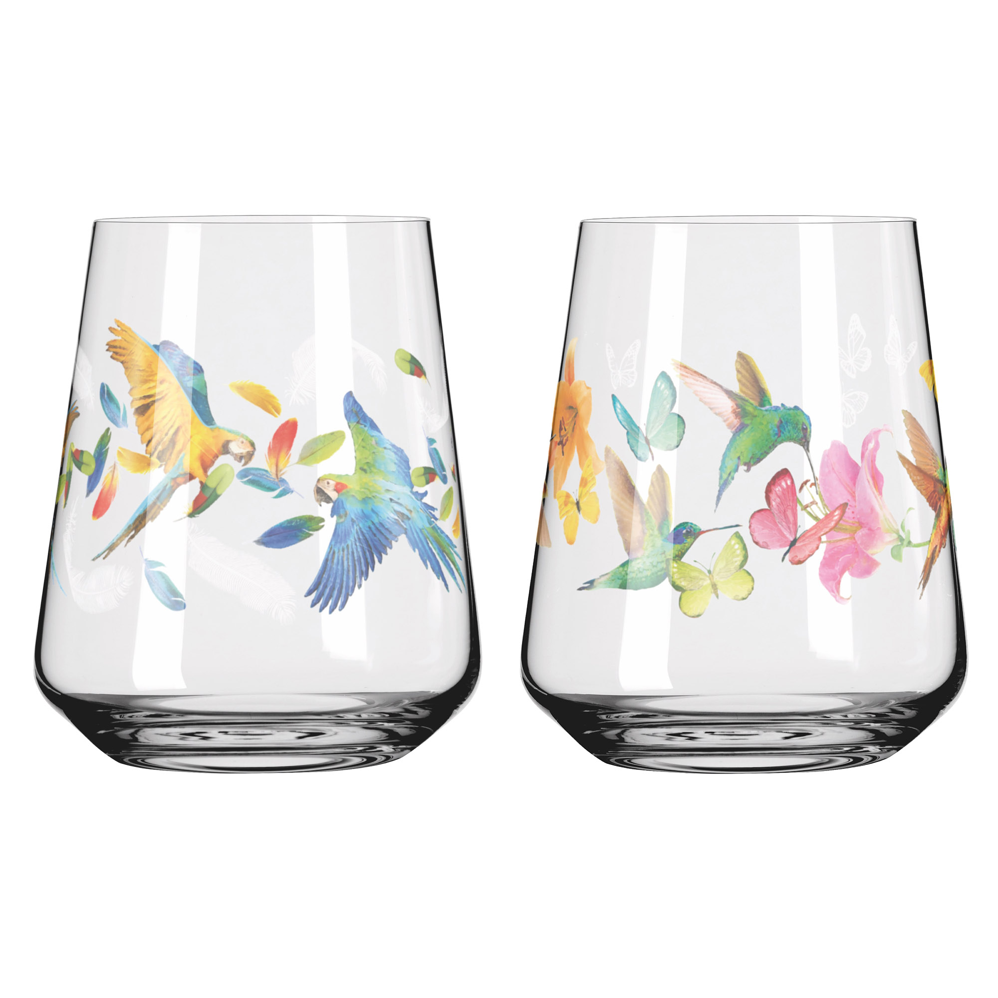 RITZENHOFF Wasserglas-2er-Set Allroundglas SOMMERRAUSCH #3 / #4 Inhalt je 500 ml