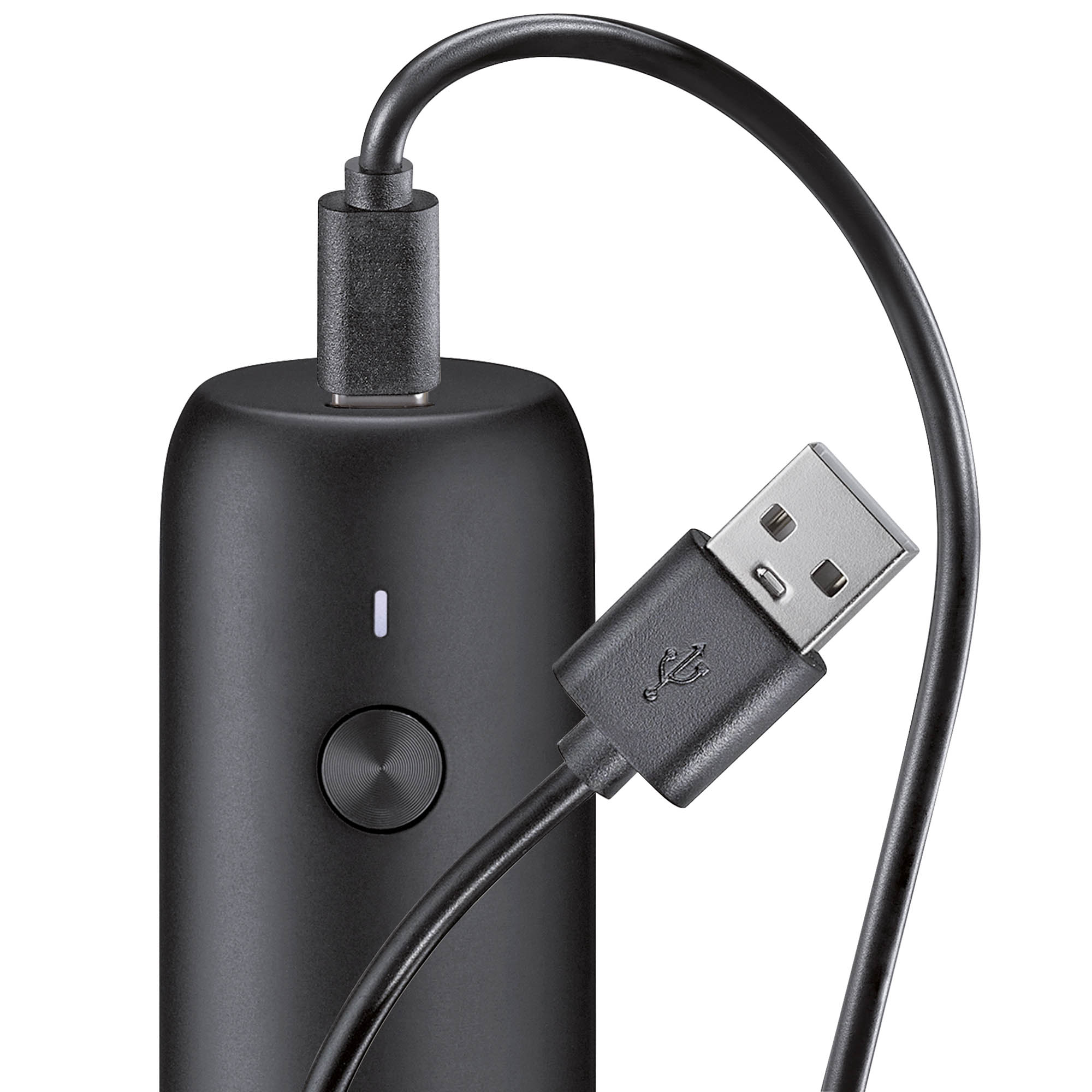 ZASSENHAUS Elektrische Pfeffermühle KÖLN USB 14 cm schwarz