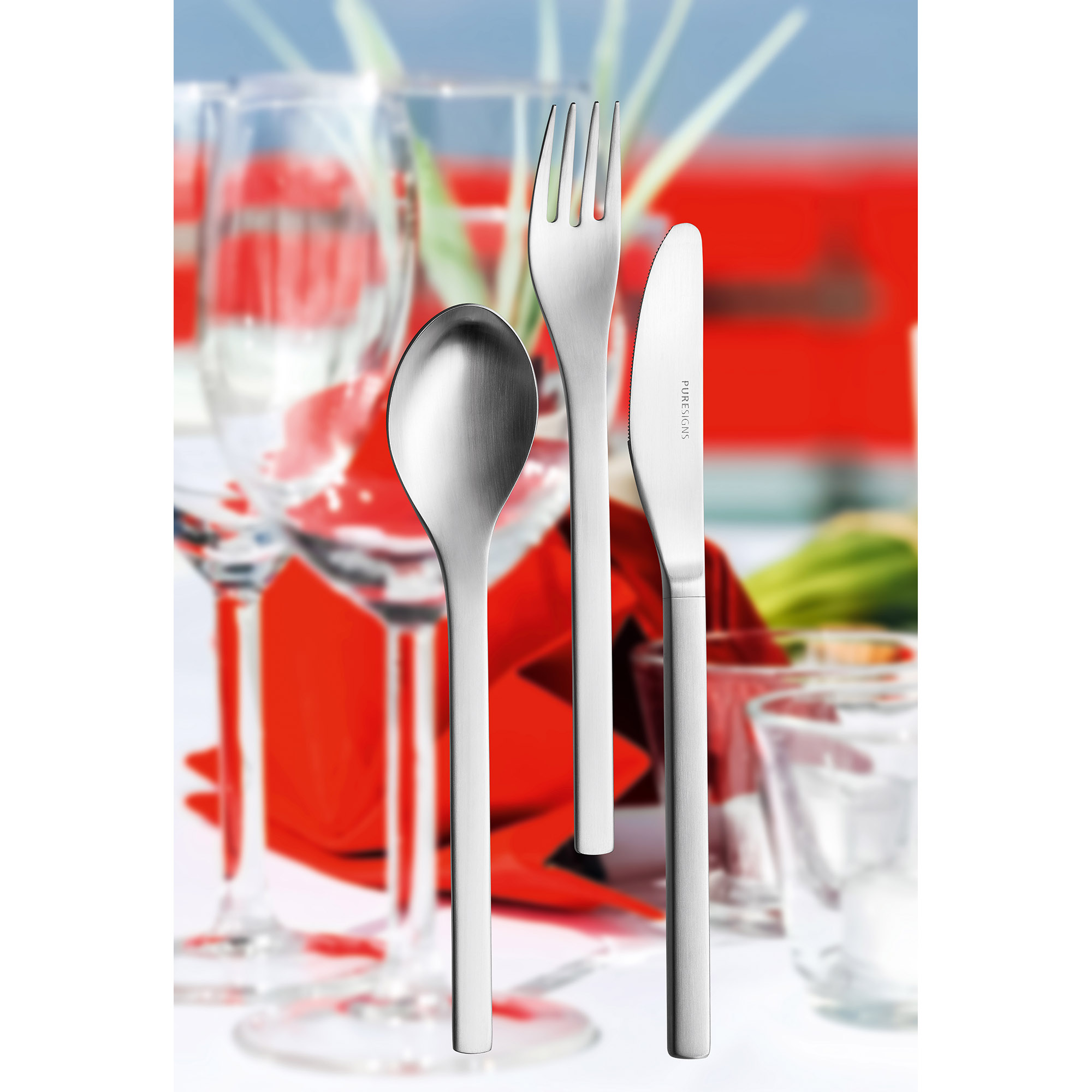 PURESIGNS cutlery ONE 30 pieces matt finish