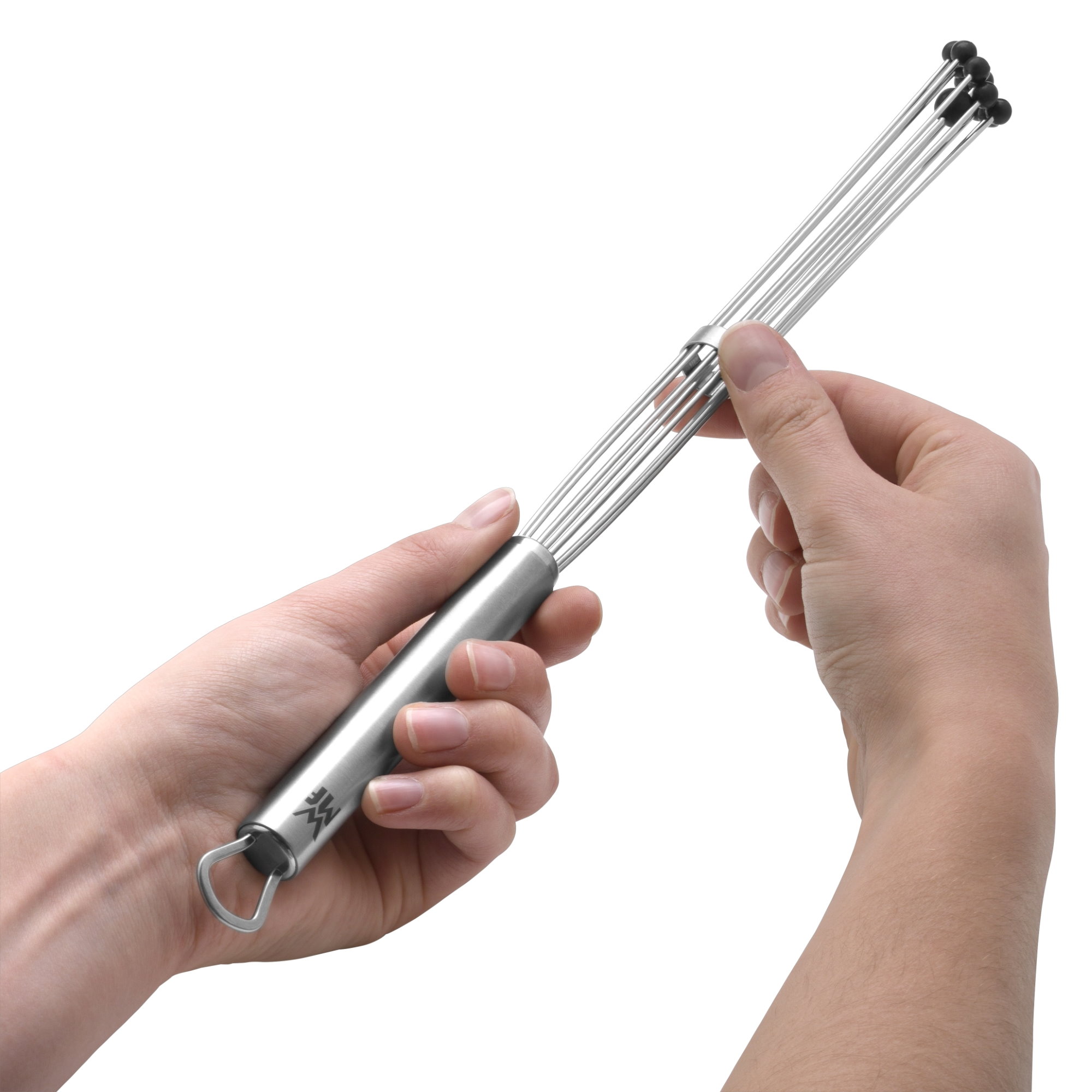 WMF Profi Plus RÜHRBLITZ 32 cm Schneebesen mit Silikon-Kugeln und Reduzierring