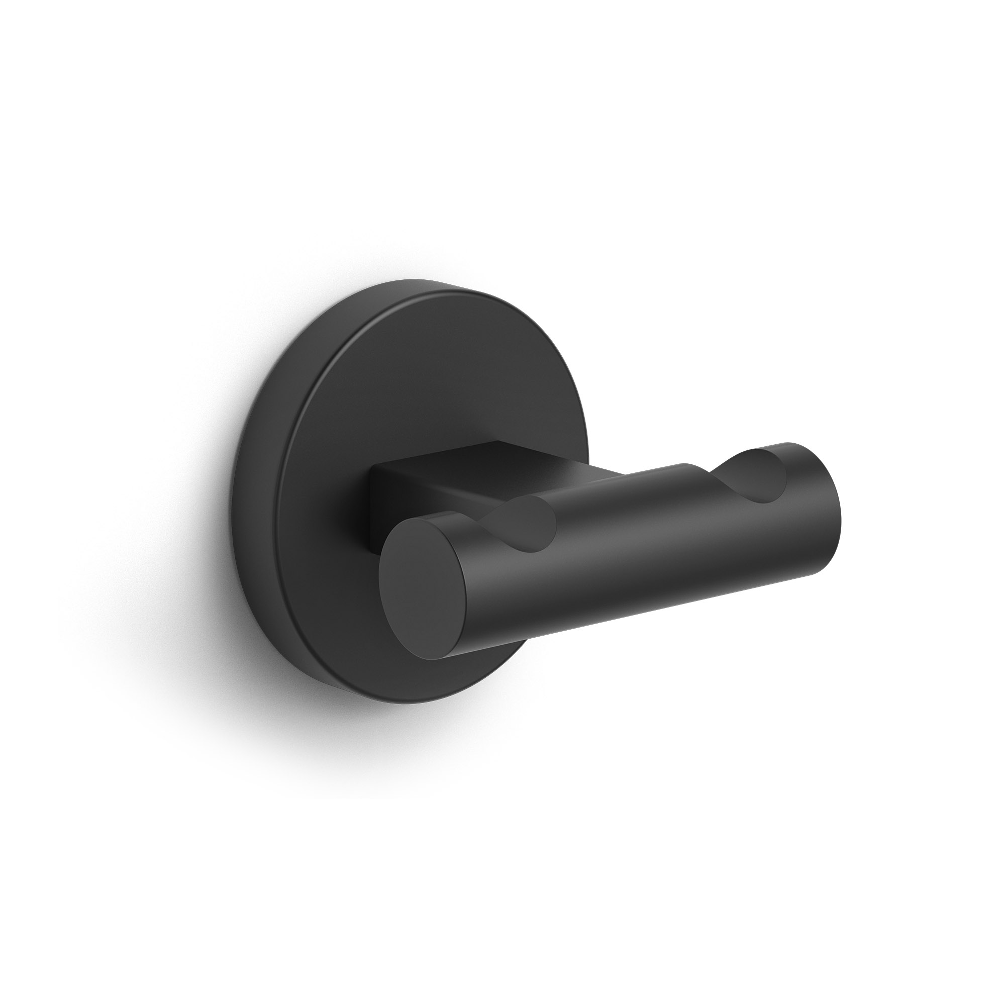 ZACK Doppel-Handtuchhaken SCALA aus Edelstahl schwarz