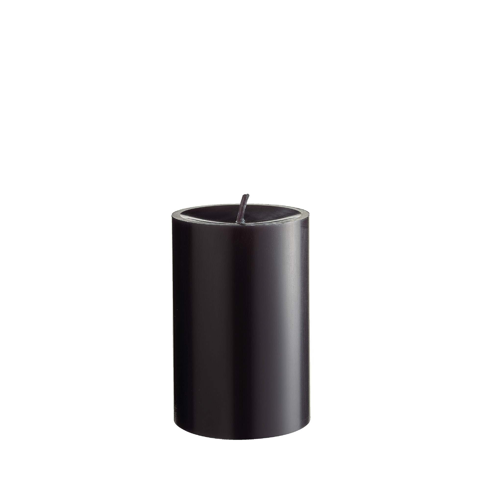 ENGELS KERZEN Stumpenkerze ORIGINAL STUMPENKERZE 12 cm schwarz