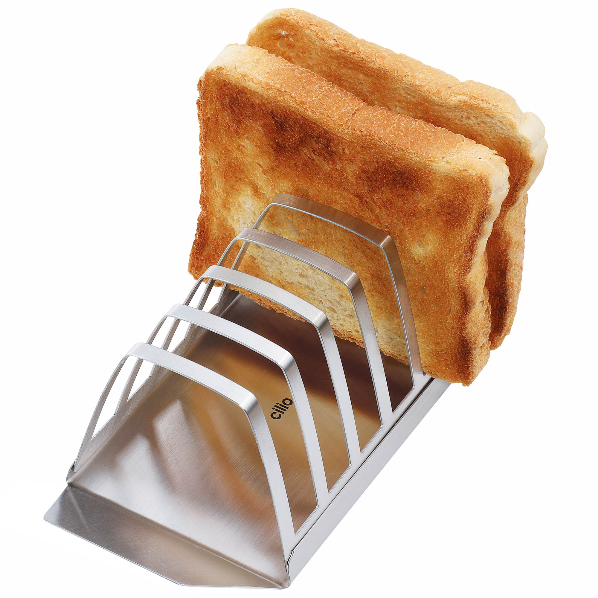 CILIO Toasthalter aus Edelstahl
