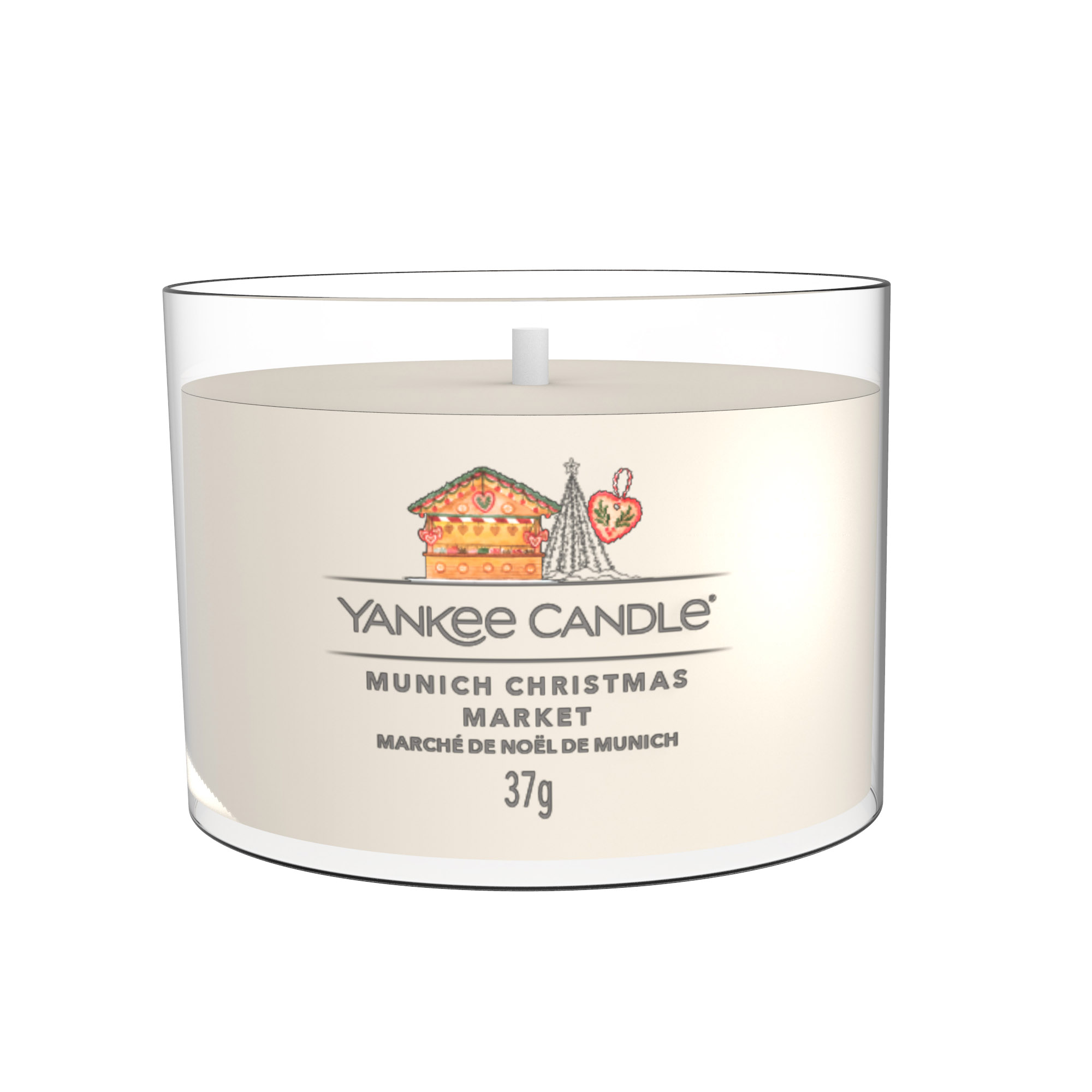 YANKEE CANDLE Glasvotivkerze MUNICH CHRISTMAS MARKET 37 g Duftkerze
