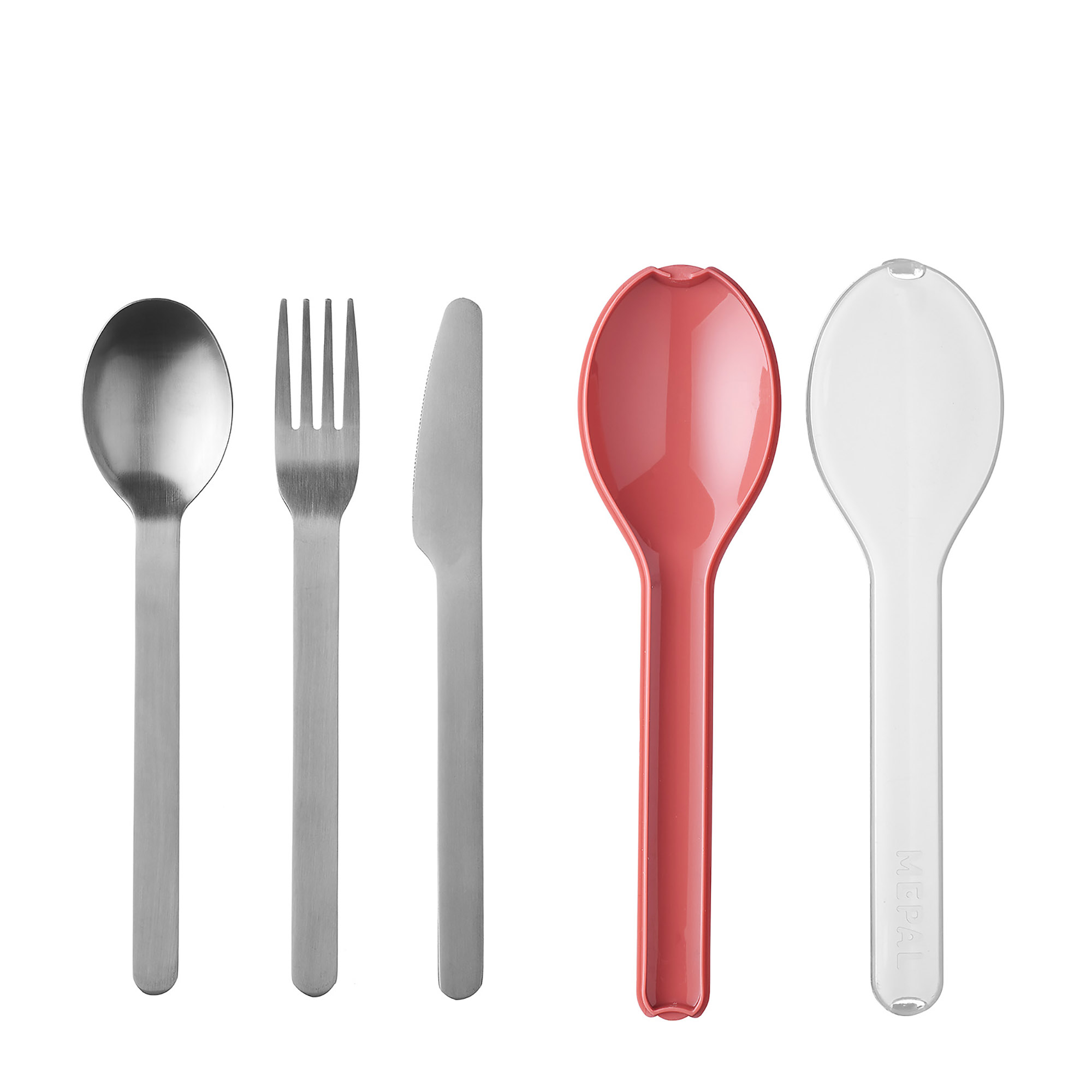 MEPAL Besteckset ELLIPSE 3 teilig in Transporthülle vivid mauve