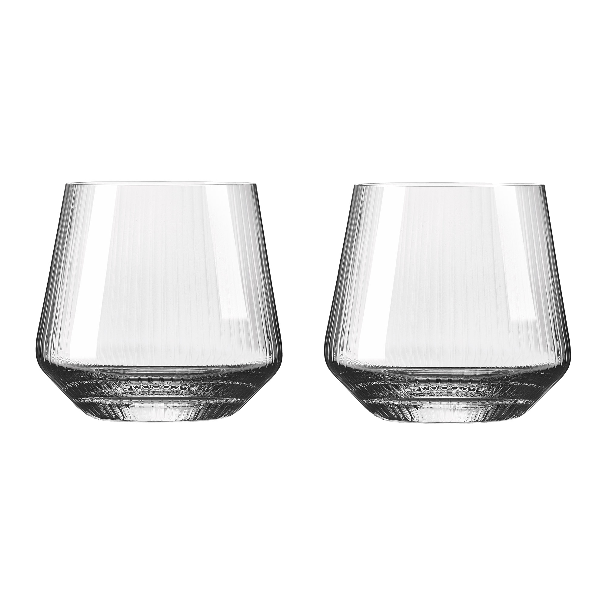 RITZENHOFF 2er-Set Allroundglas Wasserglas SONNENSCHLIFF 410 ml