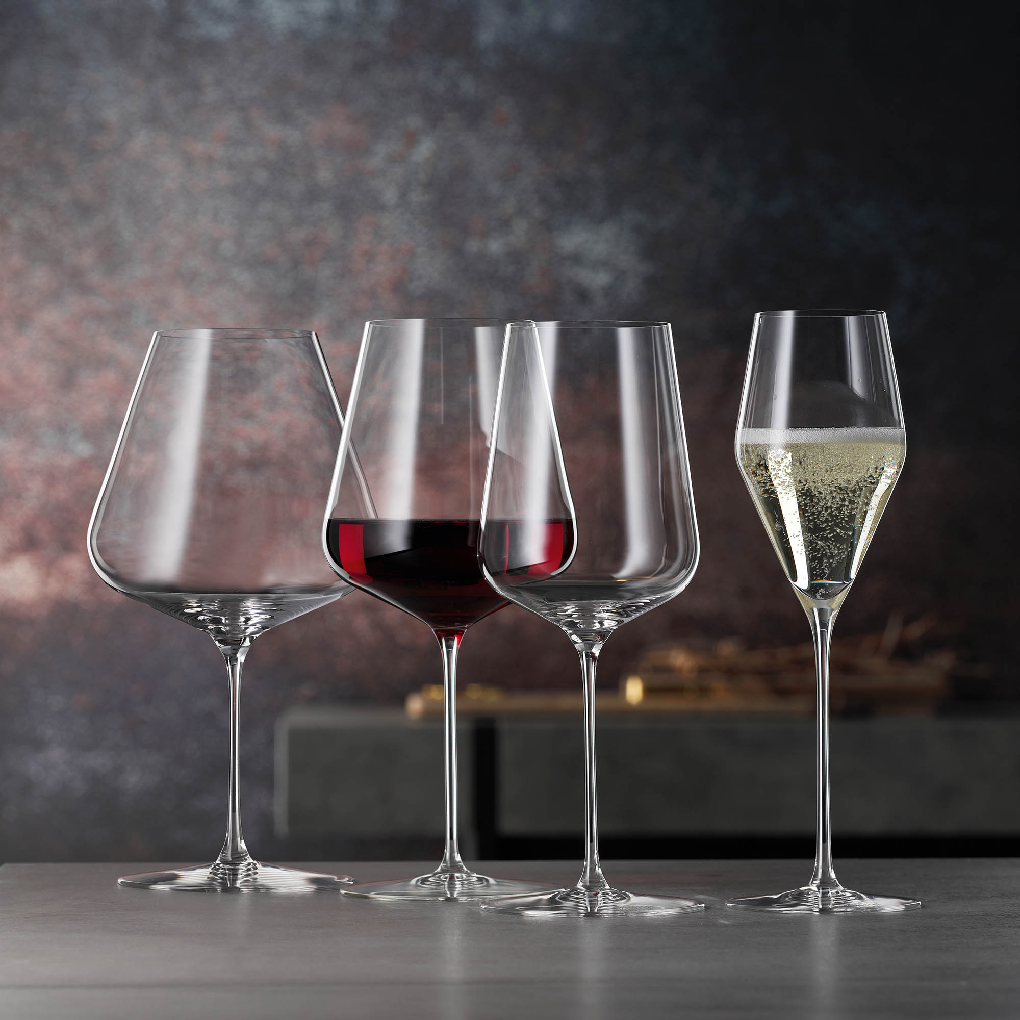 SPIEGELAU DEFINITION range, set of 2 champagne glasses, 250 ml