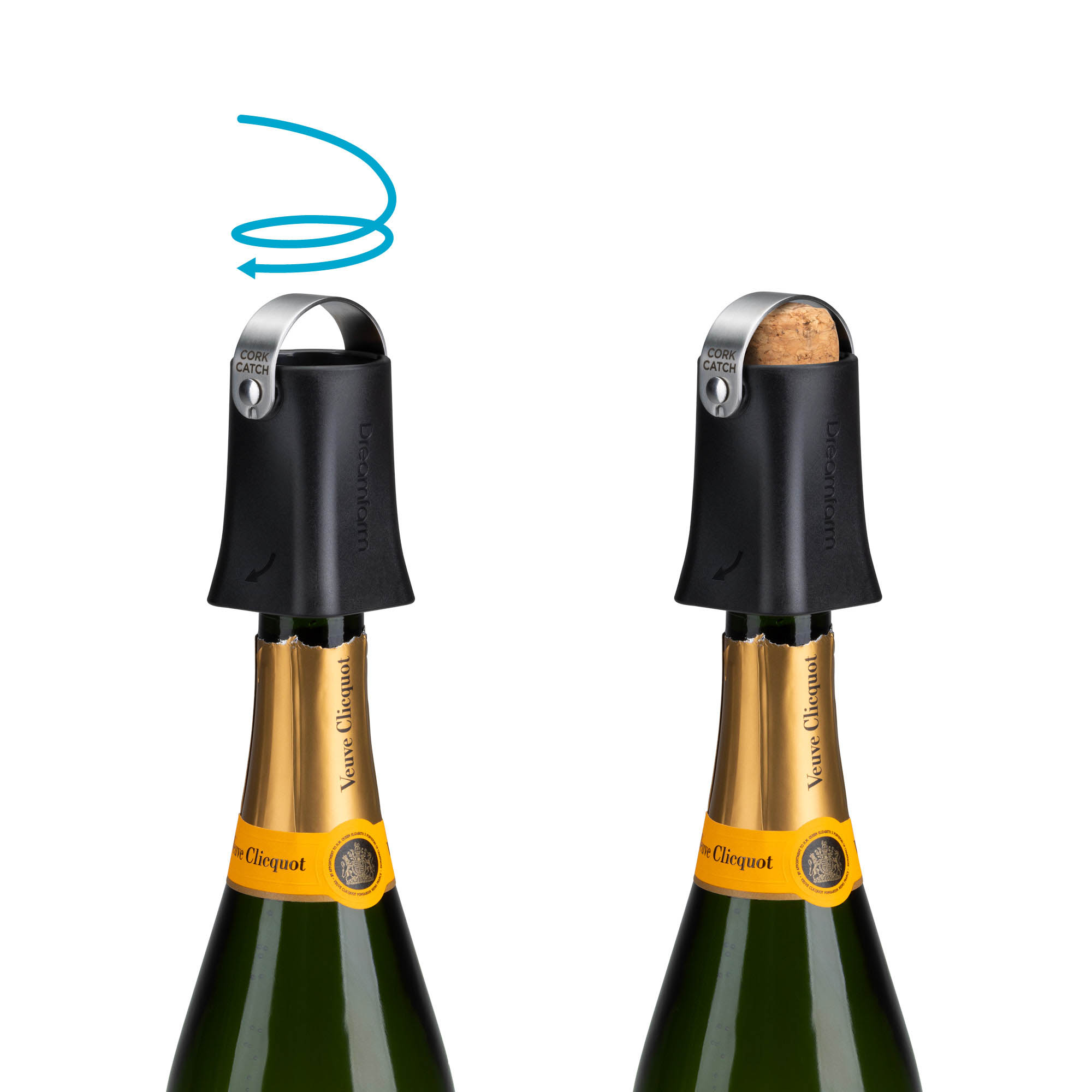 DREAMFARM Sekt- und Champagnerflaschenöffner CHAMPOP