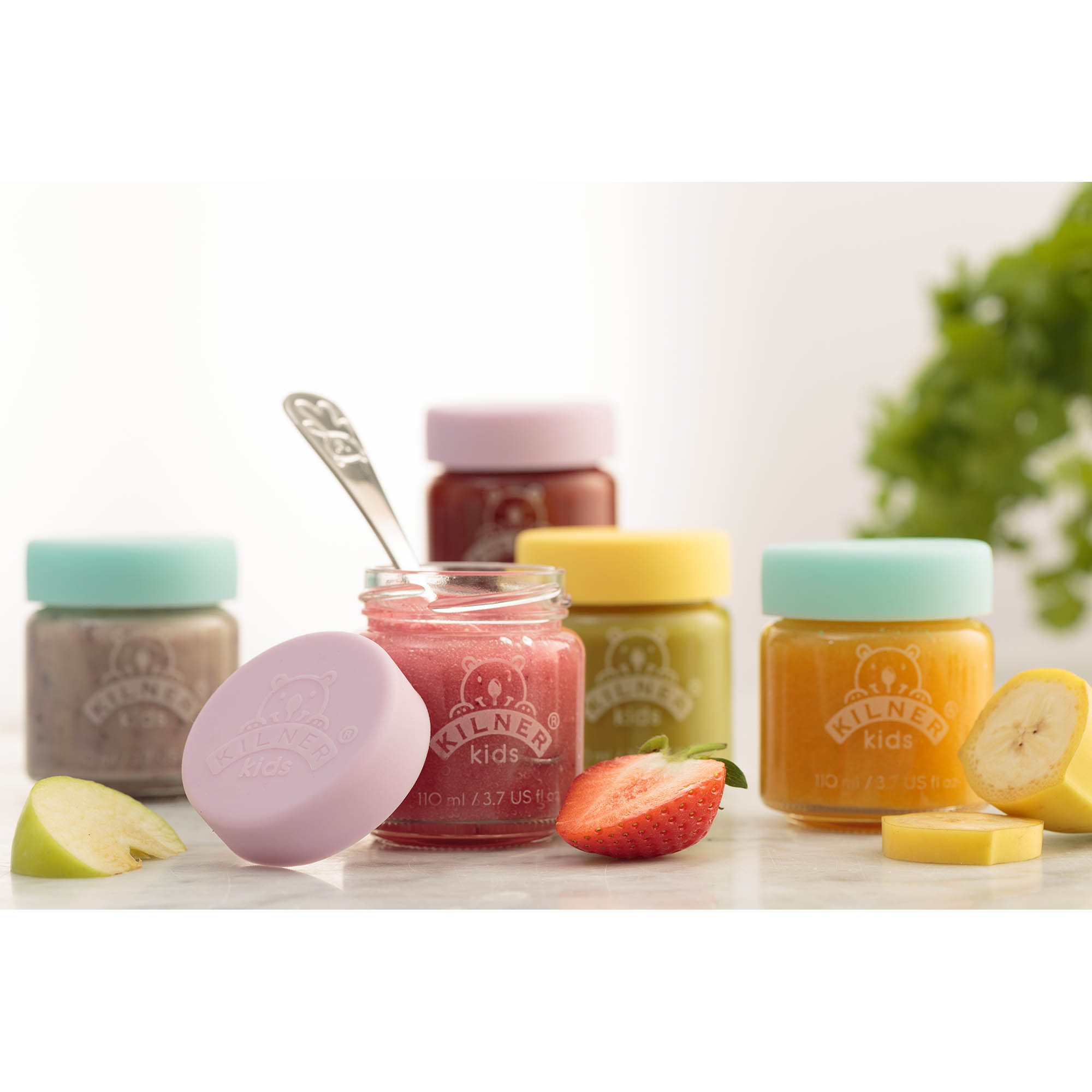 KILNER Babygläser 6er Set 190 ml Kinder-Vorratsgläser