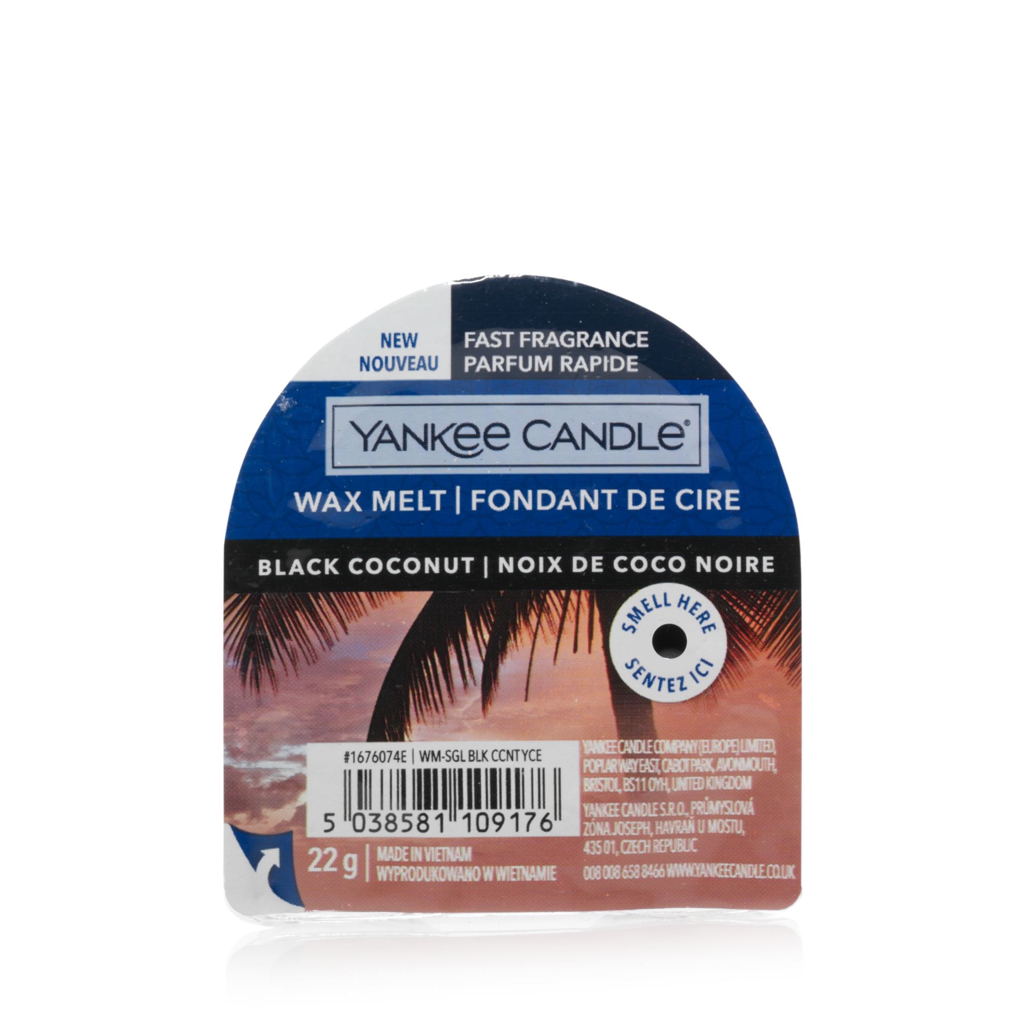 YANKEE CANDLE Wax Melt BLACK COCONUT 22 g Duftwachs