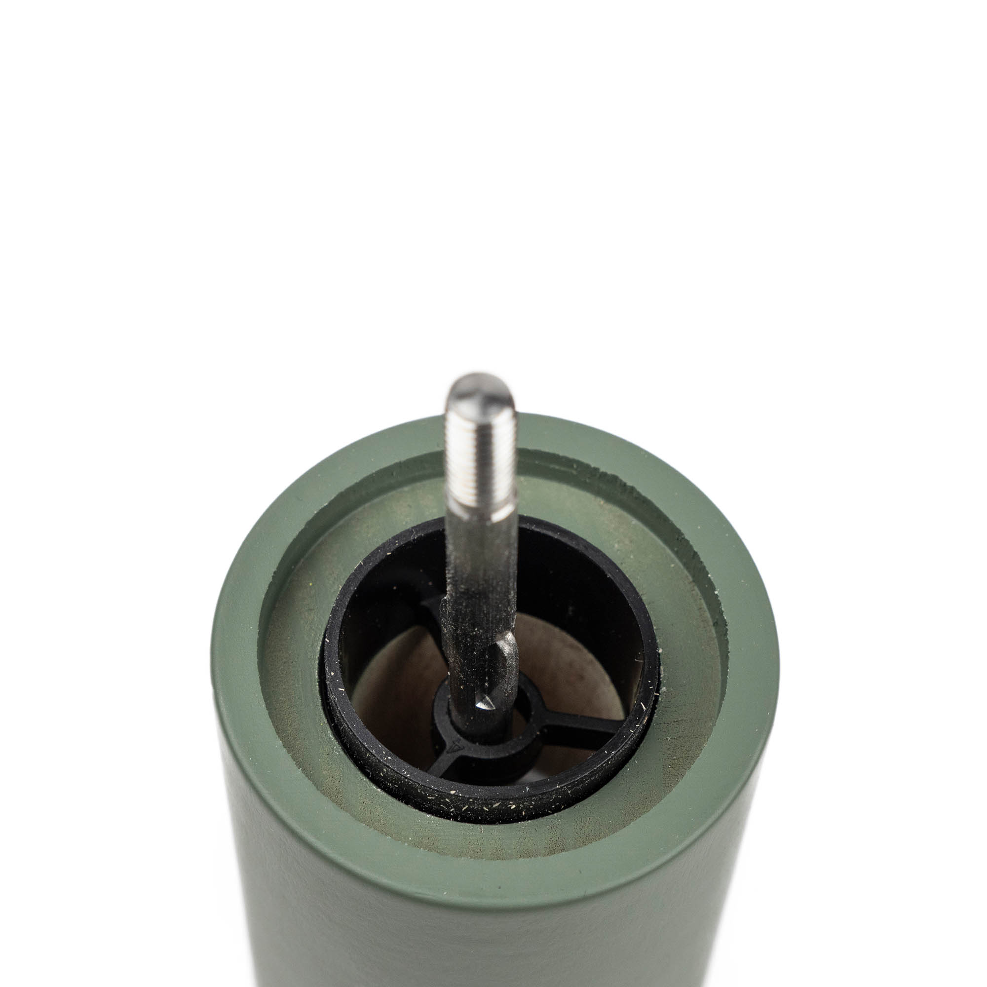 PEUGEOT BOREAL Pepper Mill, 12 cm, beech wood, olive green