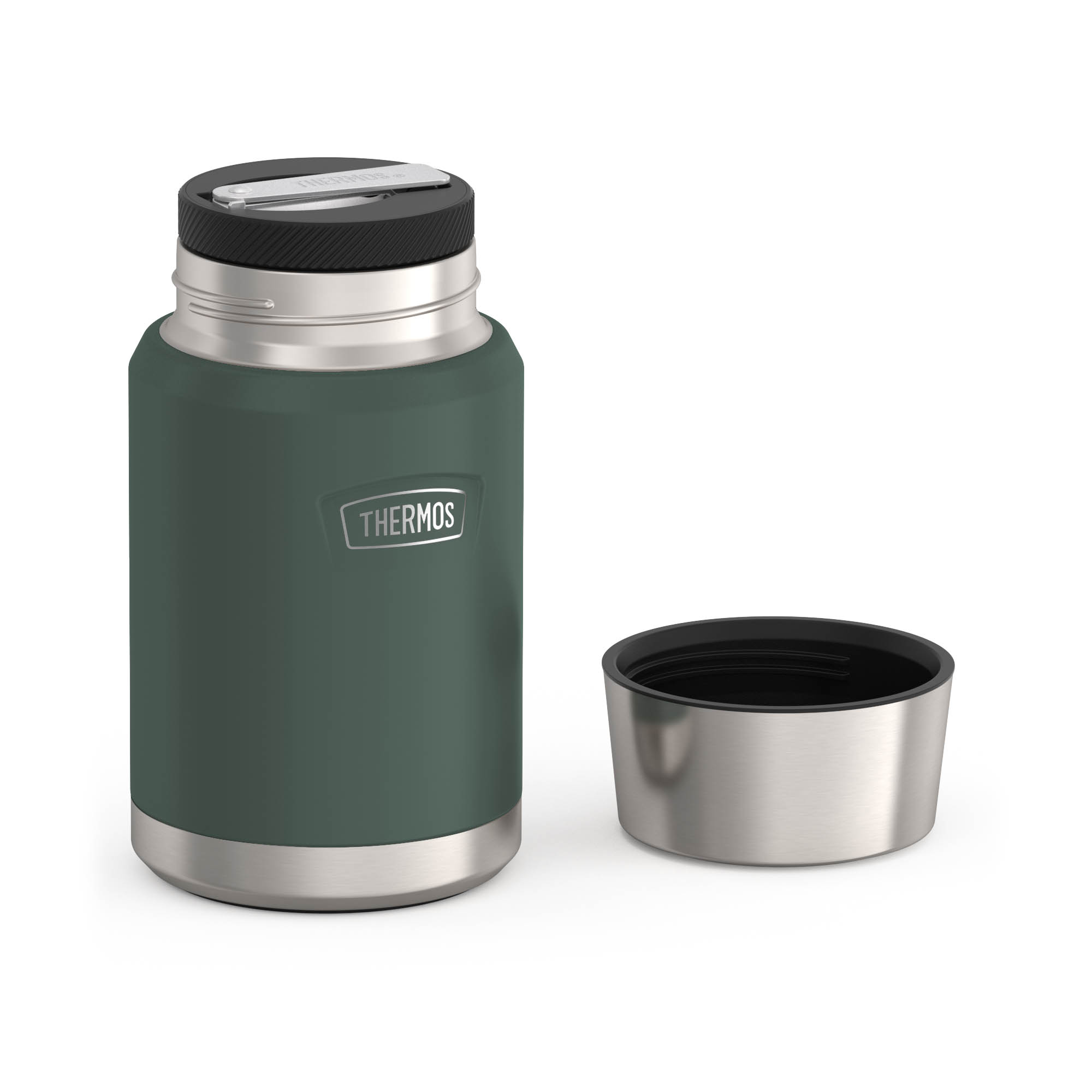 THERMOS Isolierspeisegefäß ICON FOOD JAR 0,71 Liter Edelstahl doppelwandig forest
