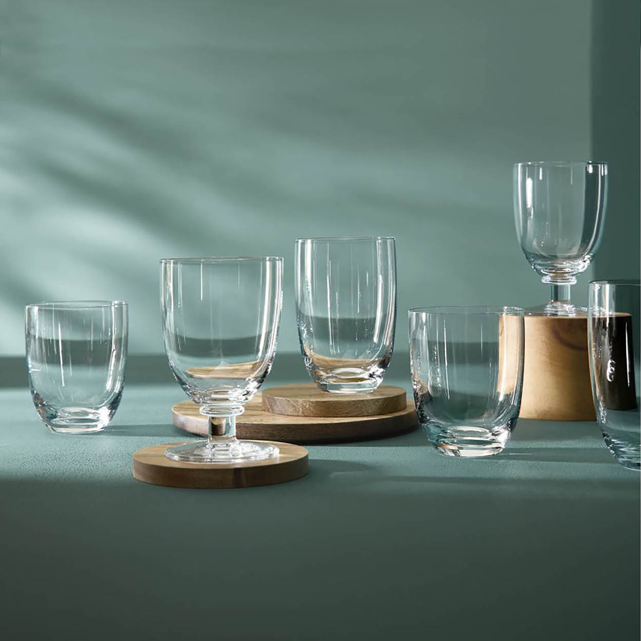 RITZENHOFF Wasserglas mit Fuß DUOMO 300 ml 2 Gläser im Set