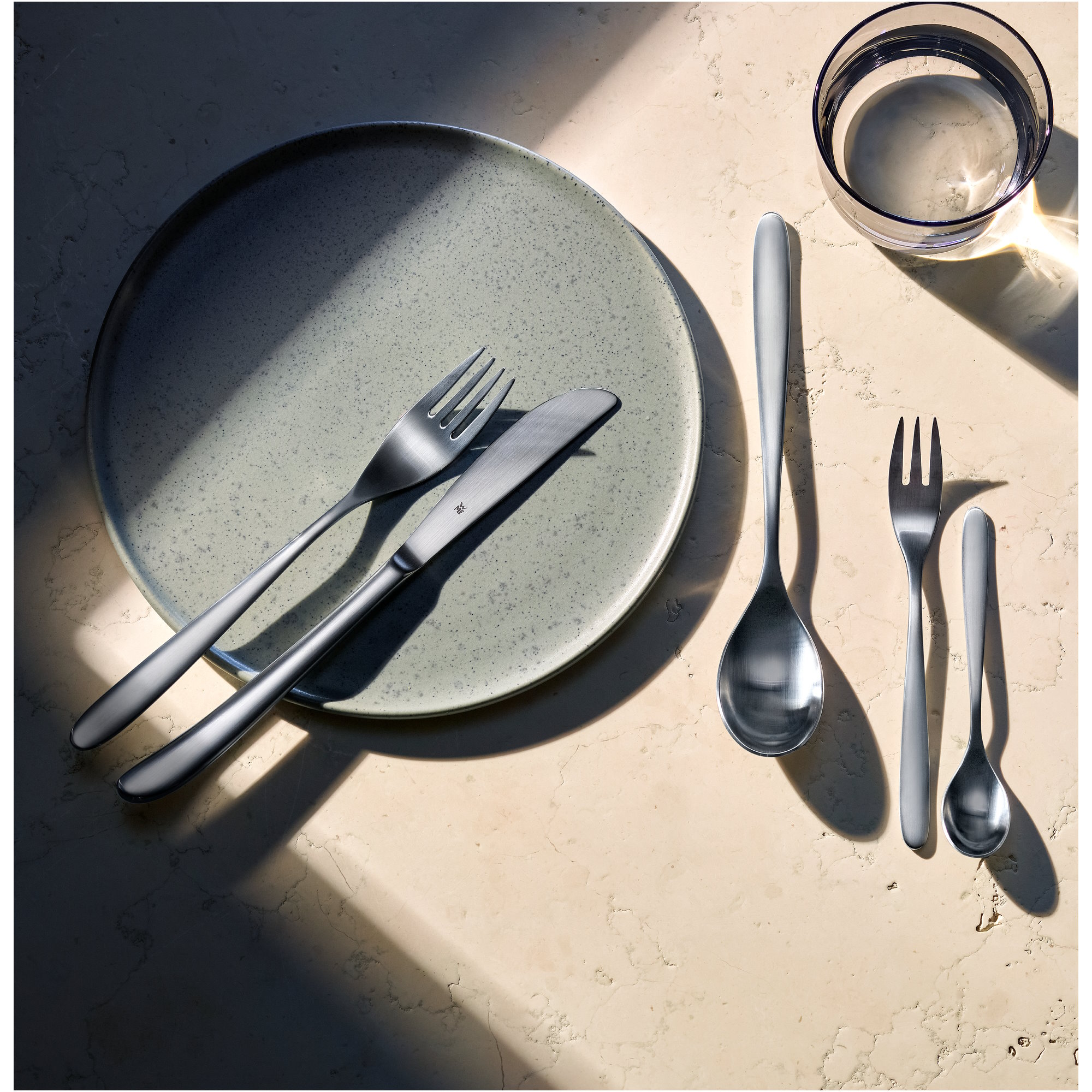 WMF SILK 30-piece cutlery set in matt Cromargan
