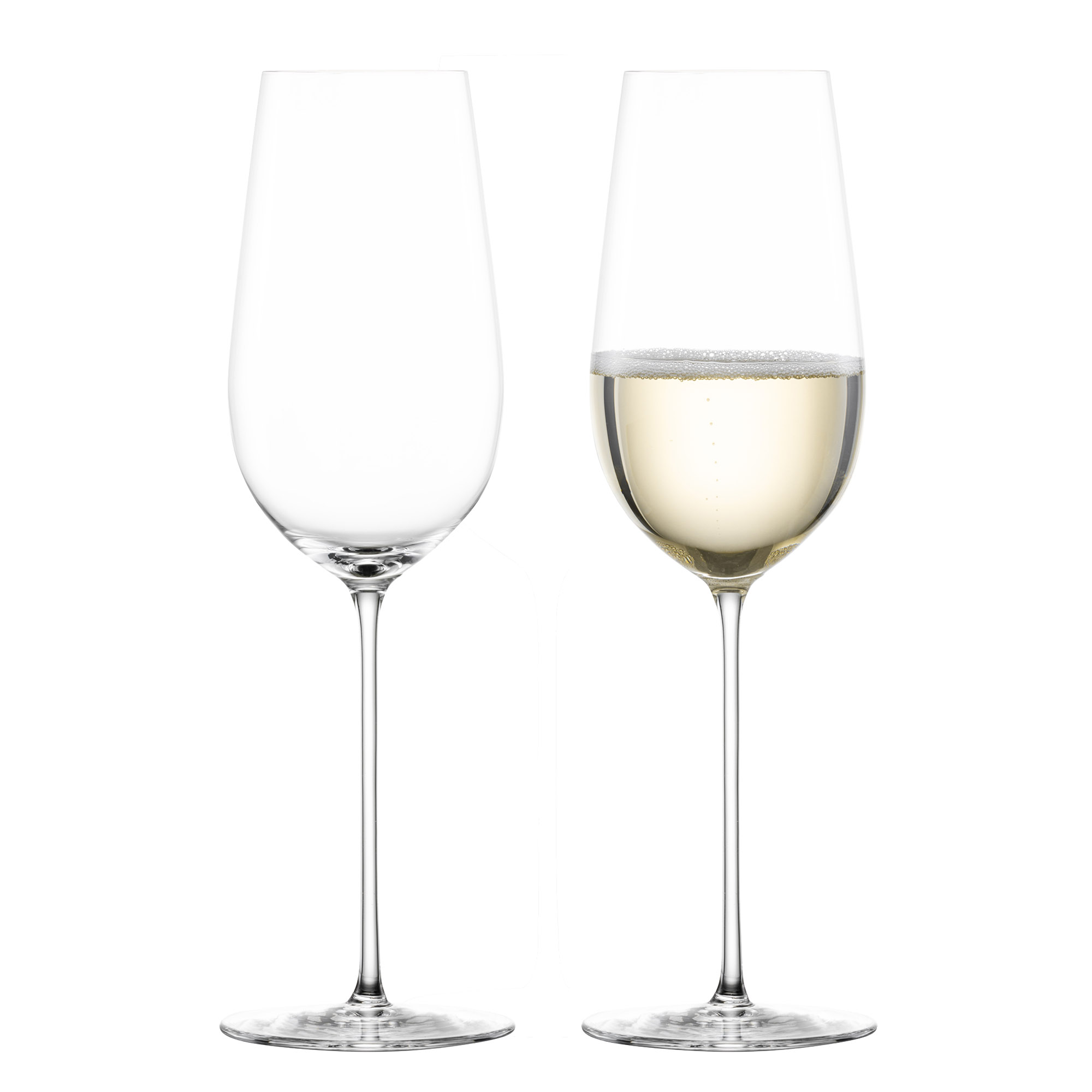 ZWIESEL GLAS Serie VUELO Sektglas Schaumweinglas mit Moussierpunkt 2 Stück 323 ml