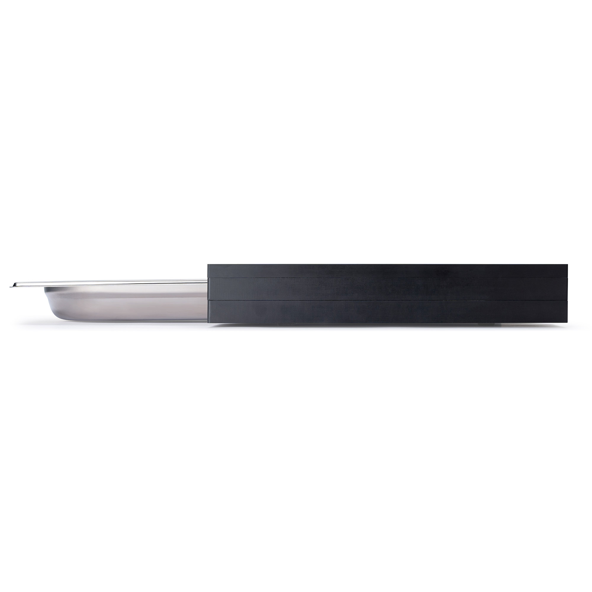 CONTINENTA chopping board, 48 x 32.5 x 5 cm, made from DURACORE with a stainless steel drawer