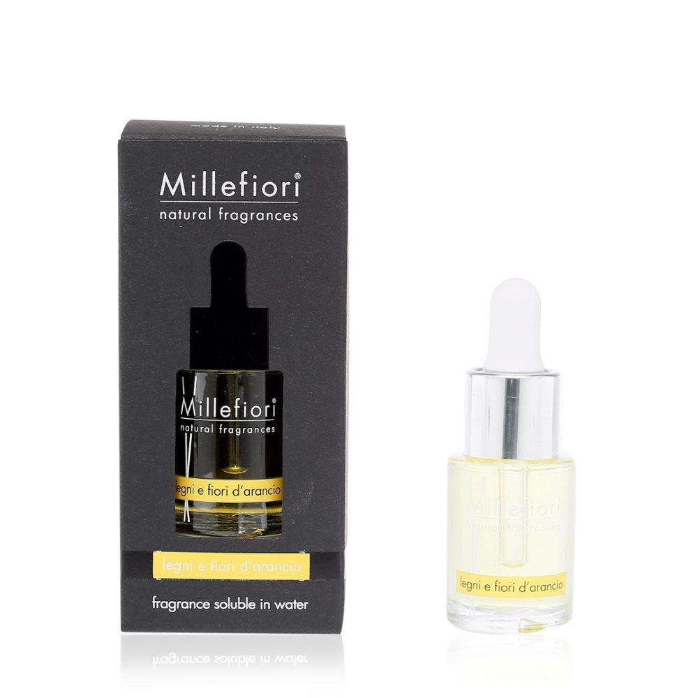MILLEFIORI MILANO wasserlösliches Duftöl 15 ml  LEGNI E FIORI D'ARANCIO