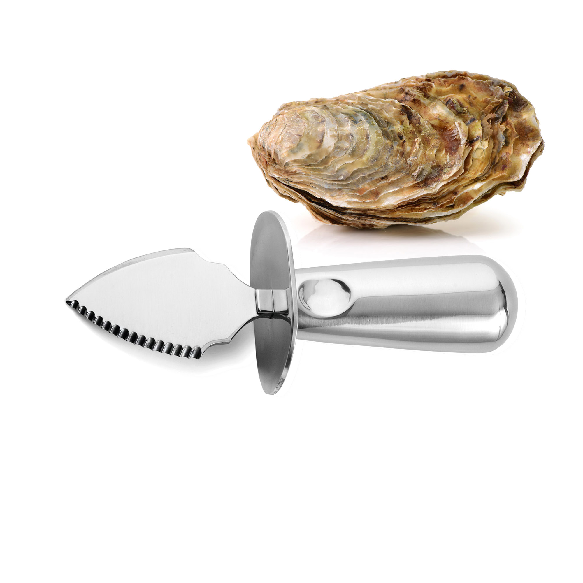 WEIS Austernbrecher Austernöffner Parmesanbrecher Edelstahl doppelseitige Klinge