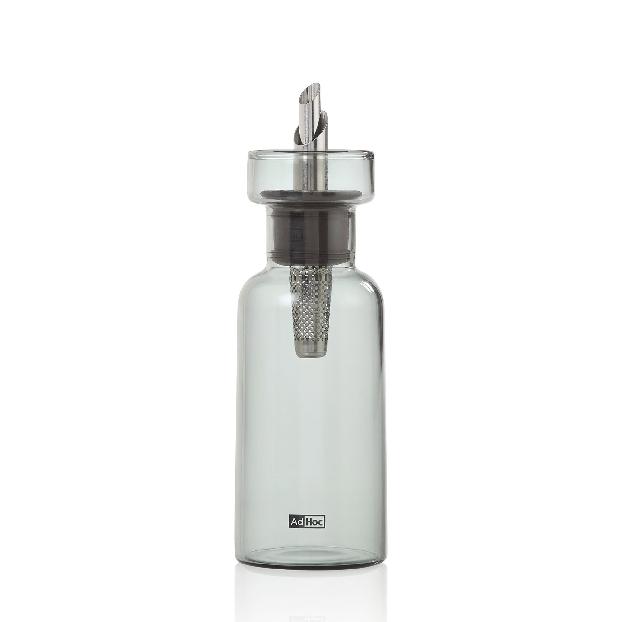 AdHoc Ölspender Essigspender AROMA POUR grey tropffreies Ausgießen 120 ml