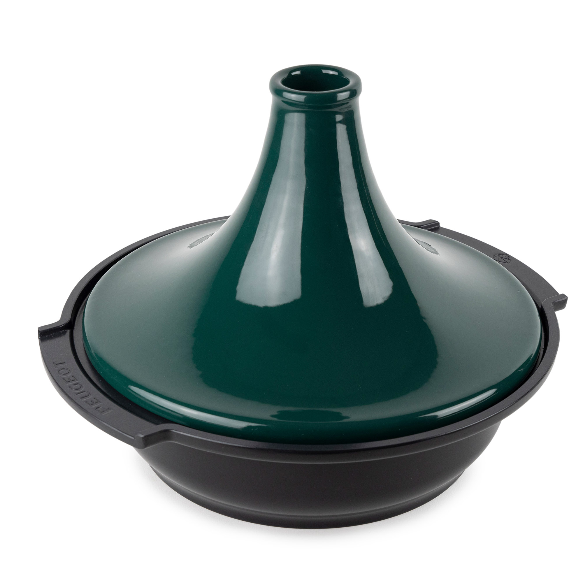 PEUGEOT Tagine Tajine ATLAS 30 cm Aluminium mit Keramikdeckel waldgrün