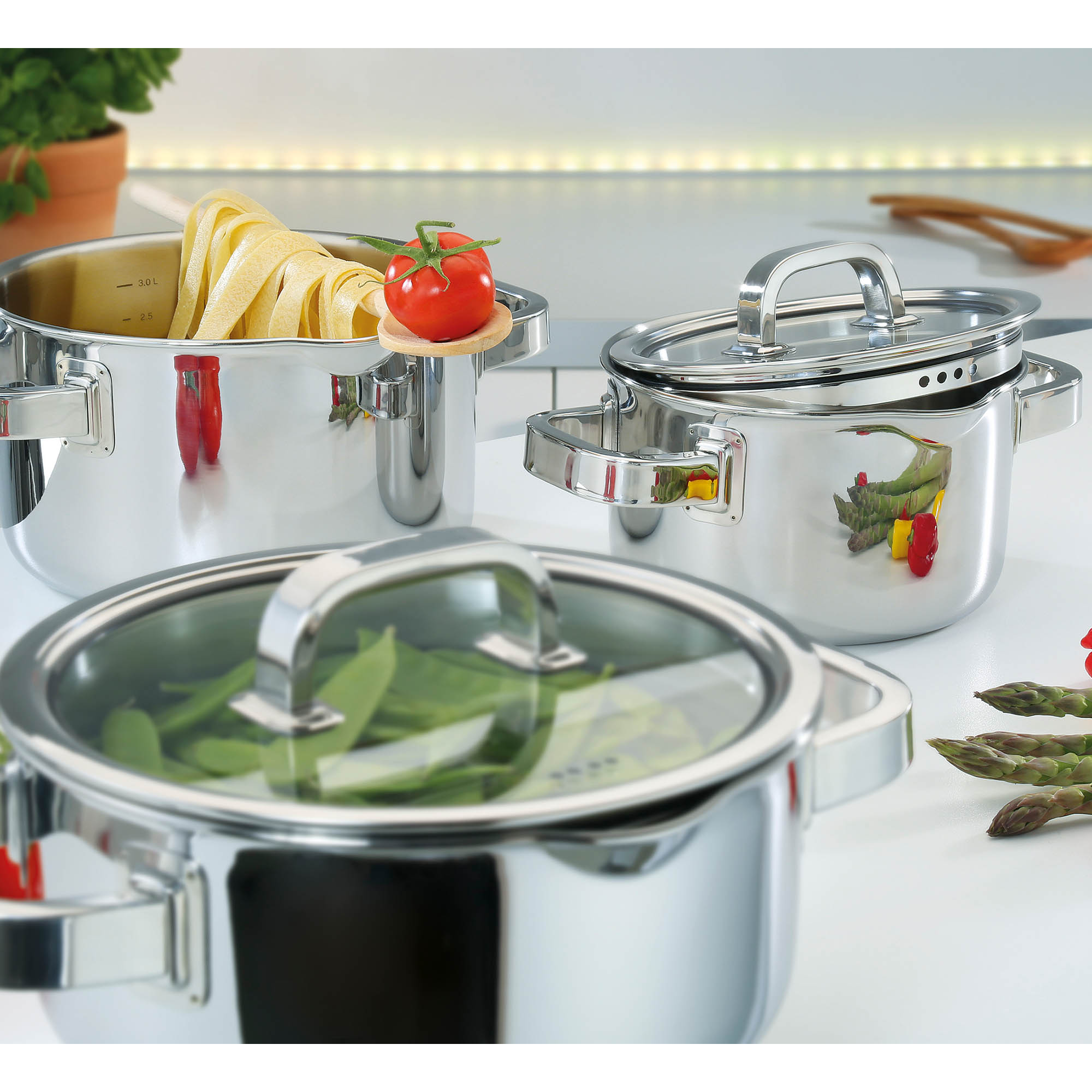 SPRING Serie FINESSE2+ Glasdeckel 24 cm