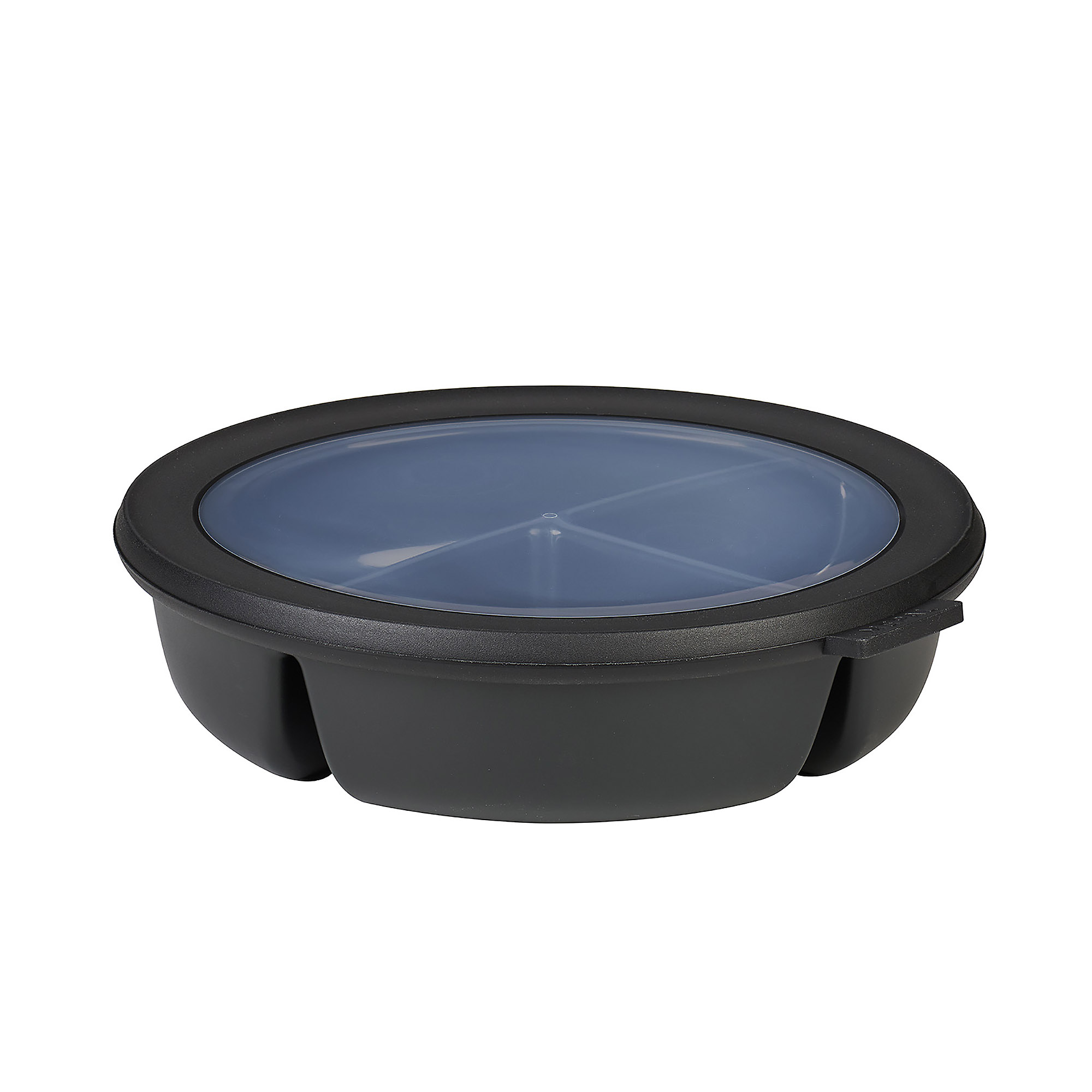 MEPAL Bento-Bowl CIRQULA 1,0 Liter dreigeteilt nordic black