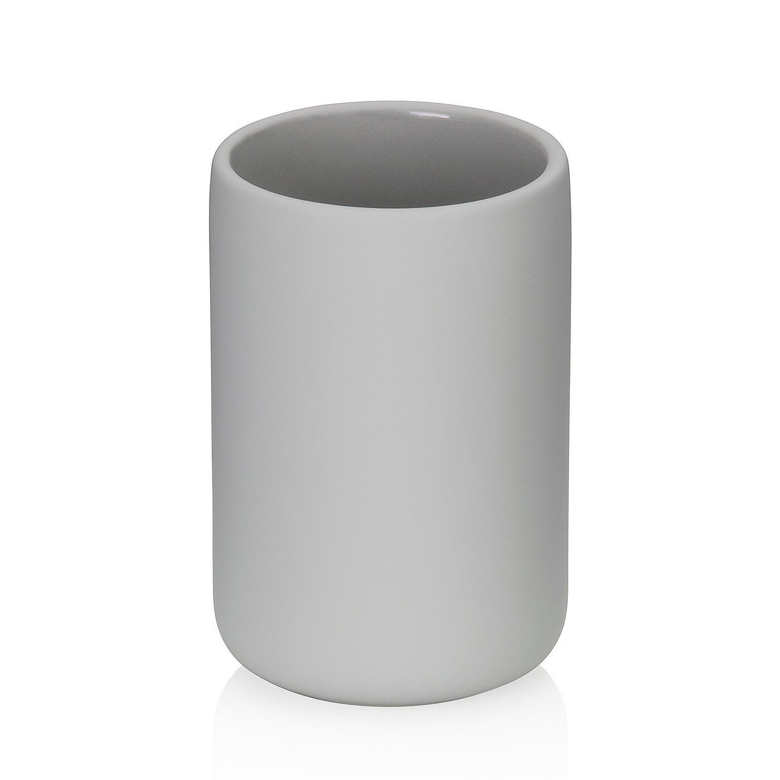 KELA Zahnputzbecher Zahnbürstenhalter SANA hellgrau