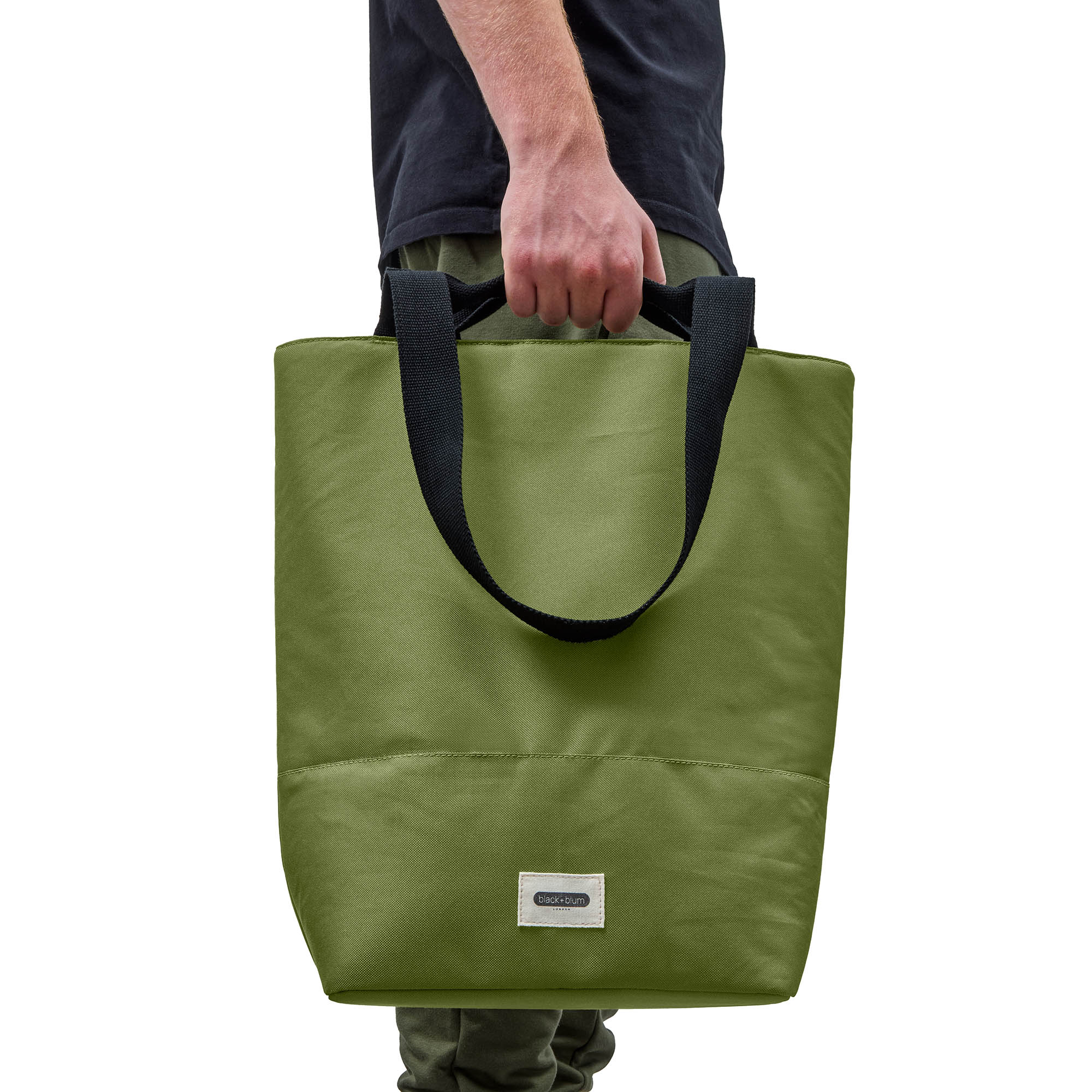 BLACK+BLUM Isolierte Tasche TOTE BAG 16 Liter moosgrün
