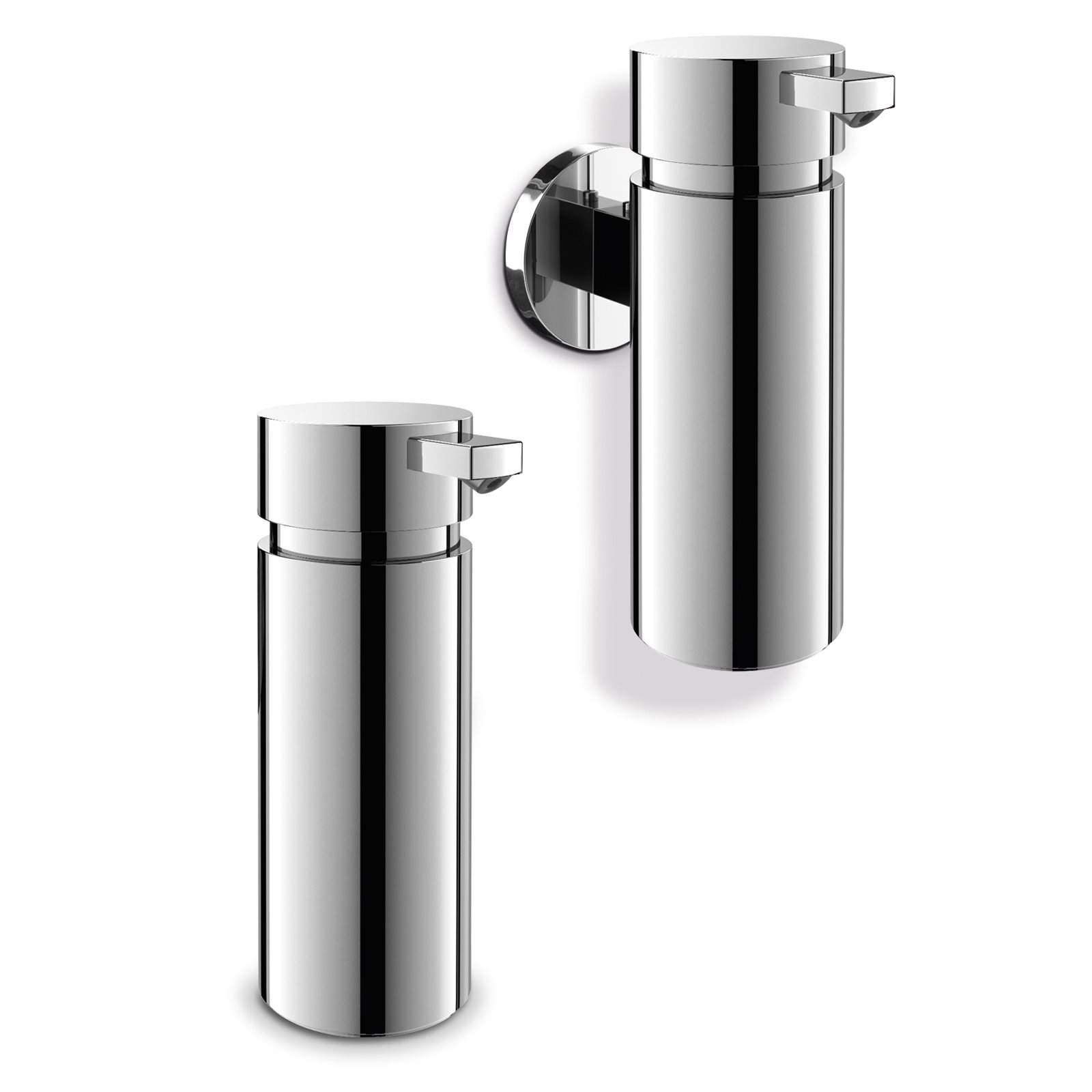 ZACK lotion dispenser soap dispenser SCALA 200 ml polished stainless steel